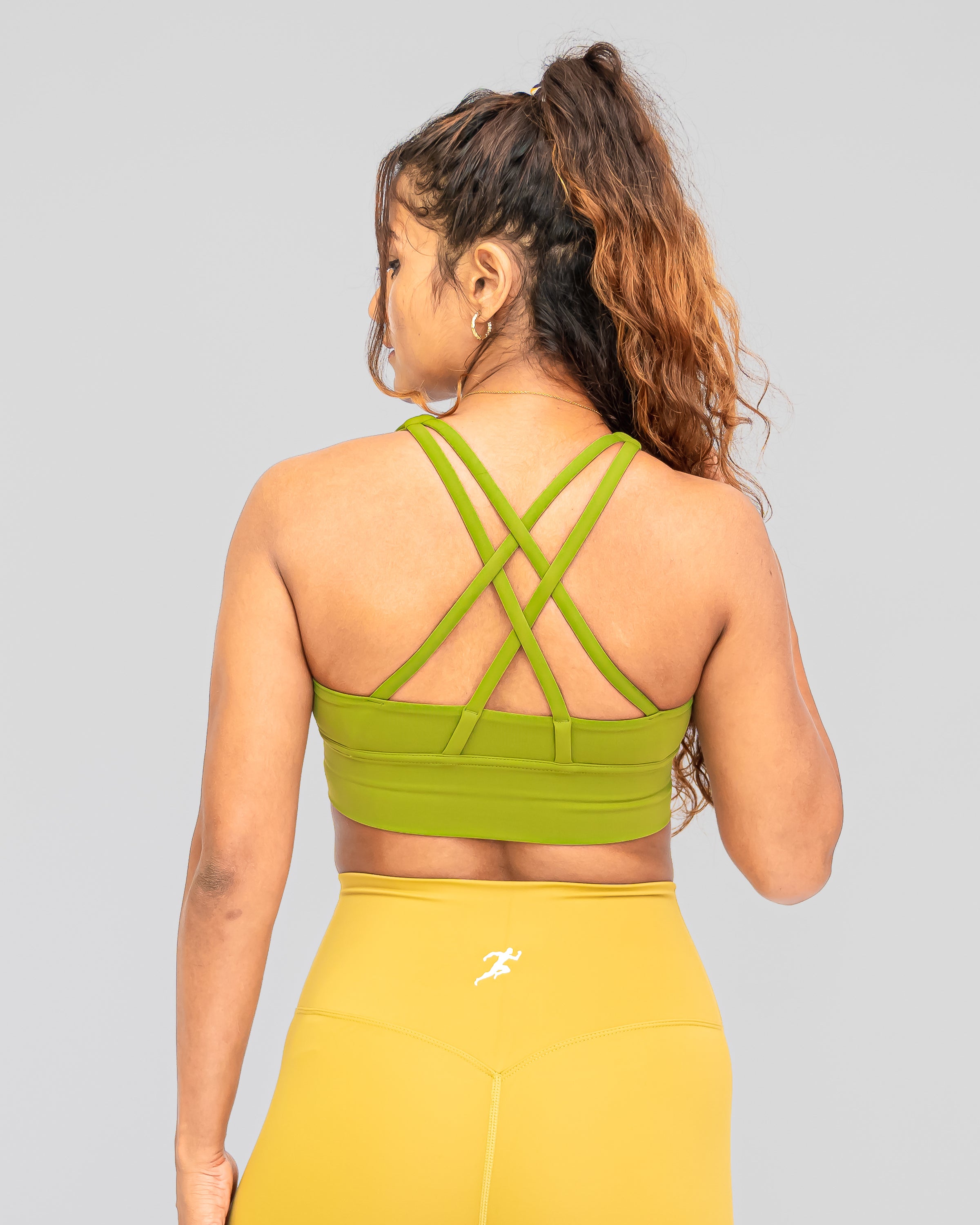 Nova Sports bra - Matcha Green