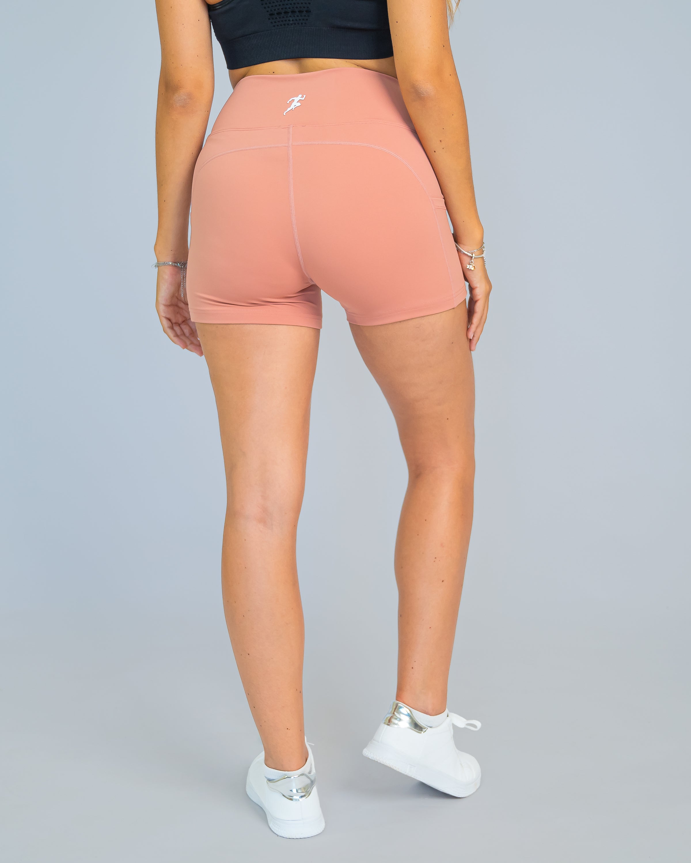 Yoga Training Shorts - Peach
