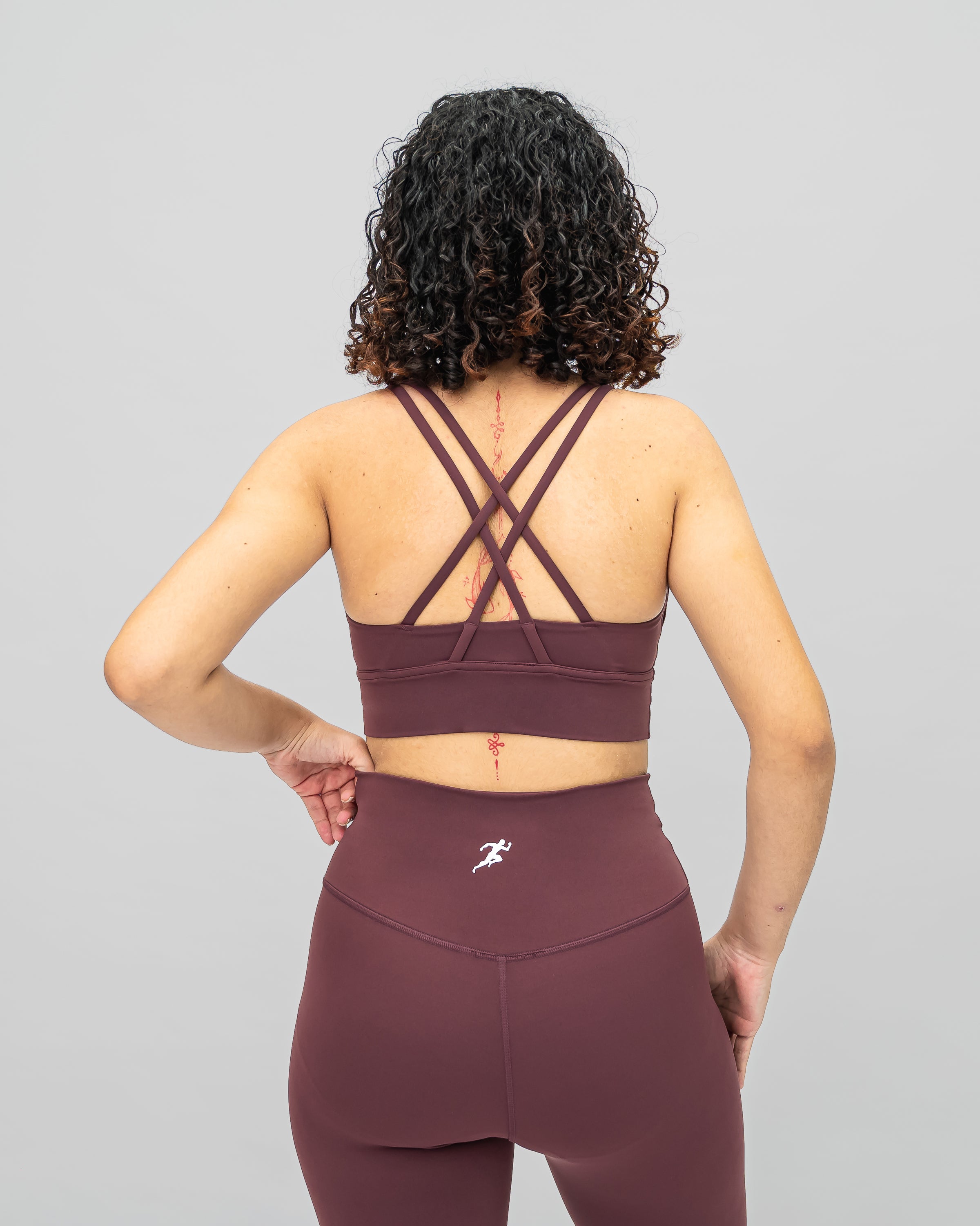 Nova Sports Bra - Purple brown