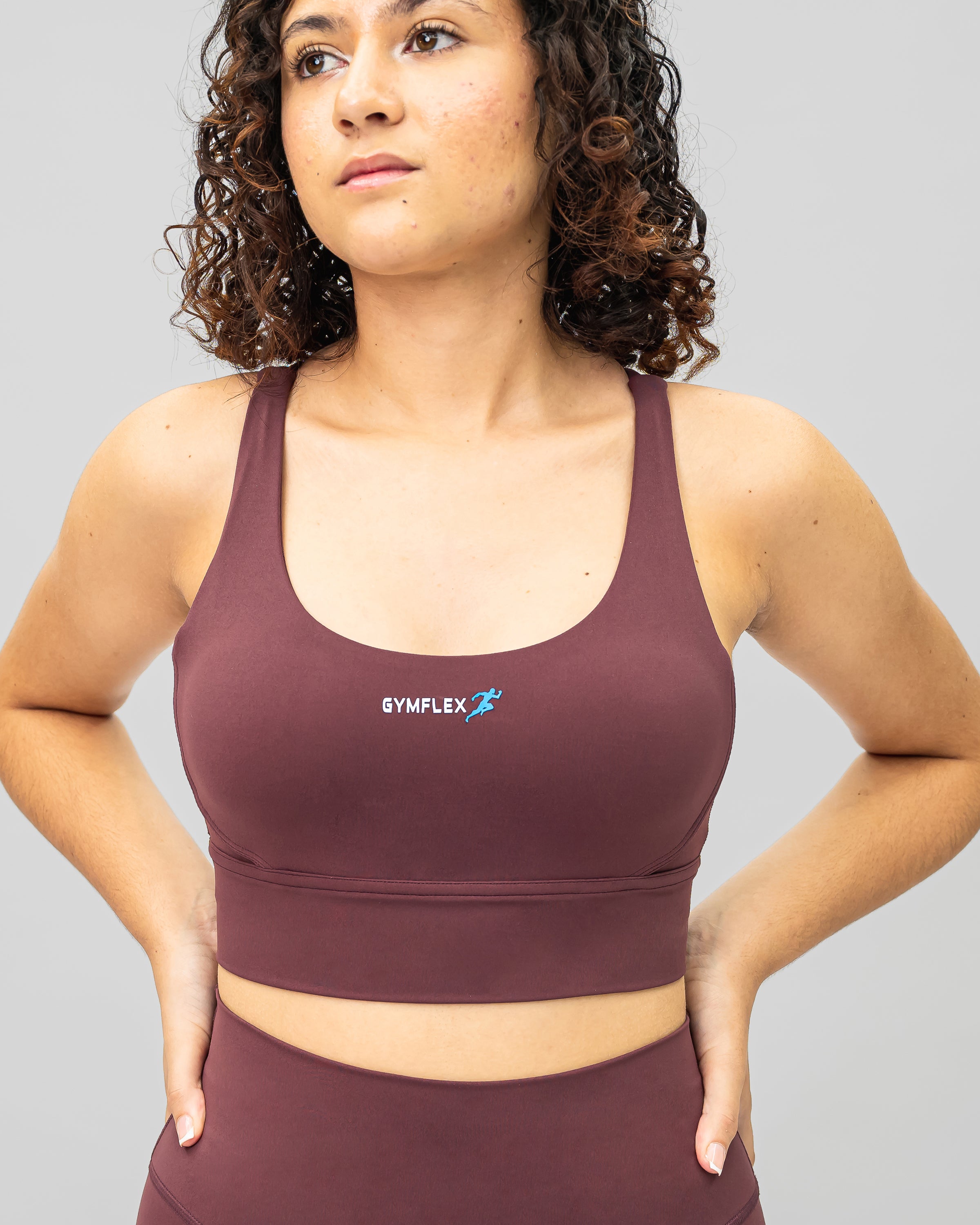 Nova Sports Bra - Purple brown