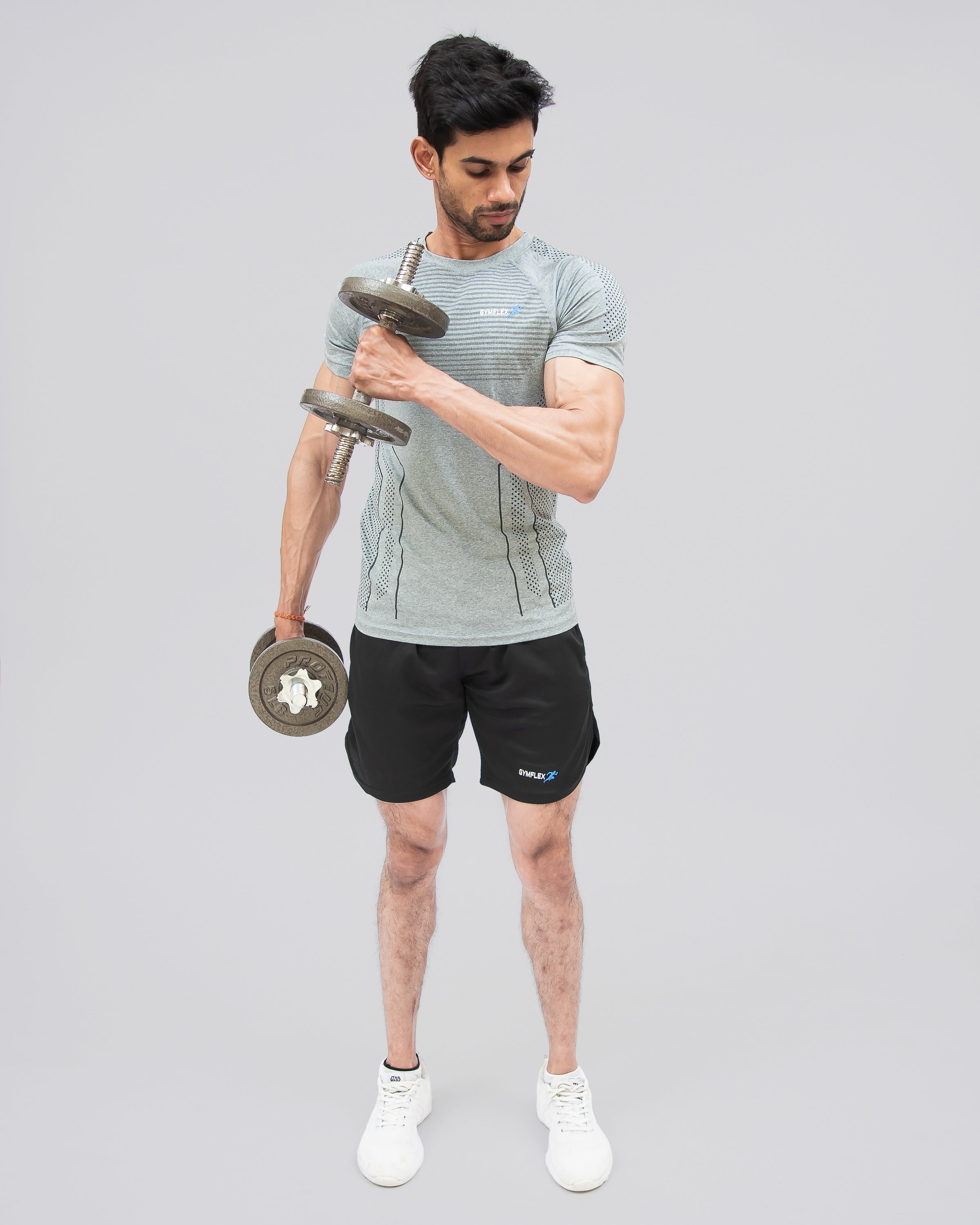 GymFlex Stone Grey Men’s T-shirt