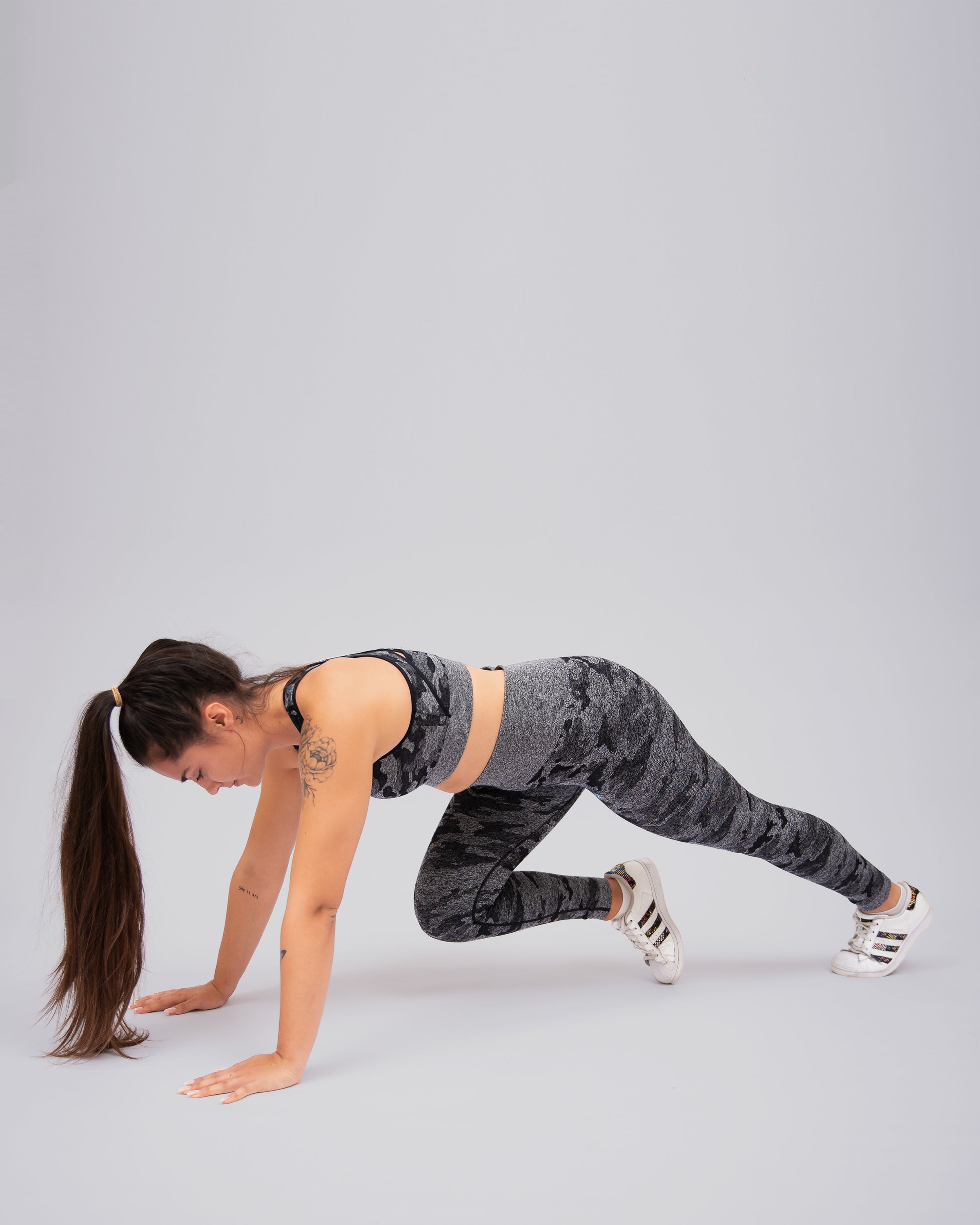 Camo Black Seamless Leggings