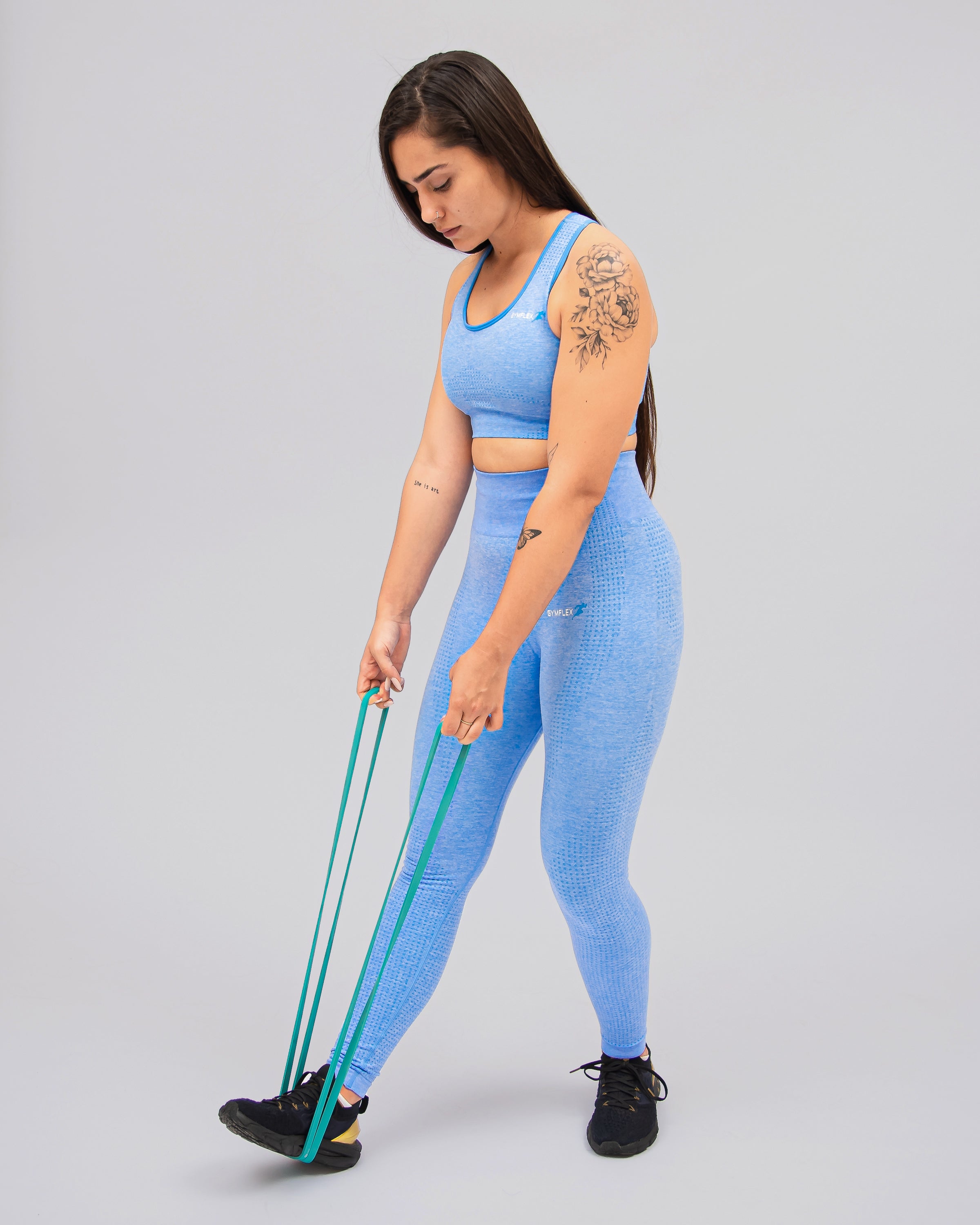 Active Baby Blue Seamless Legging