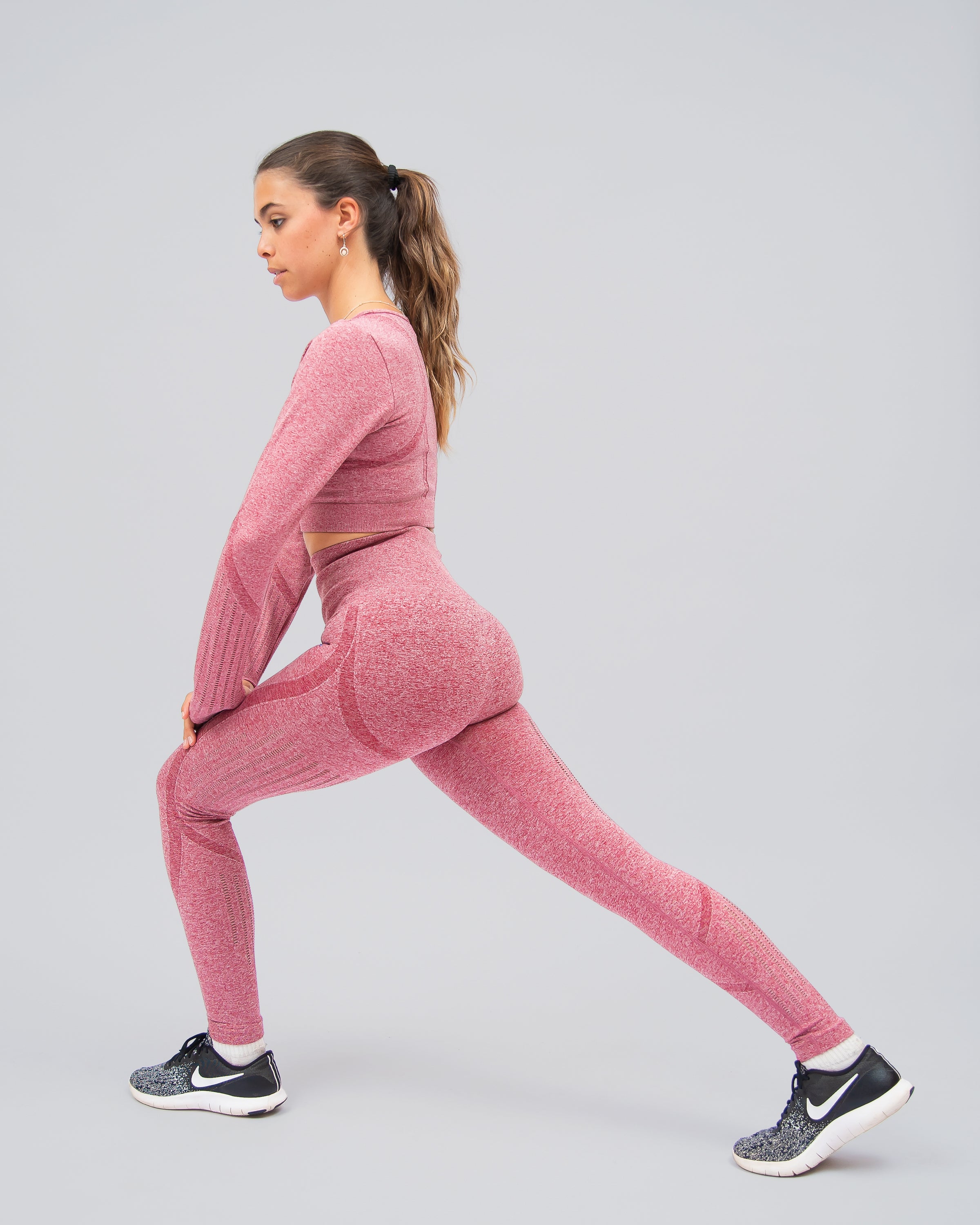 Dynamic Pink Seamless Legging