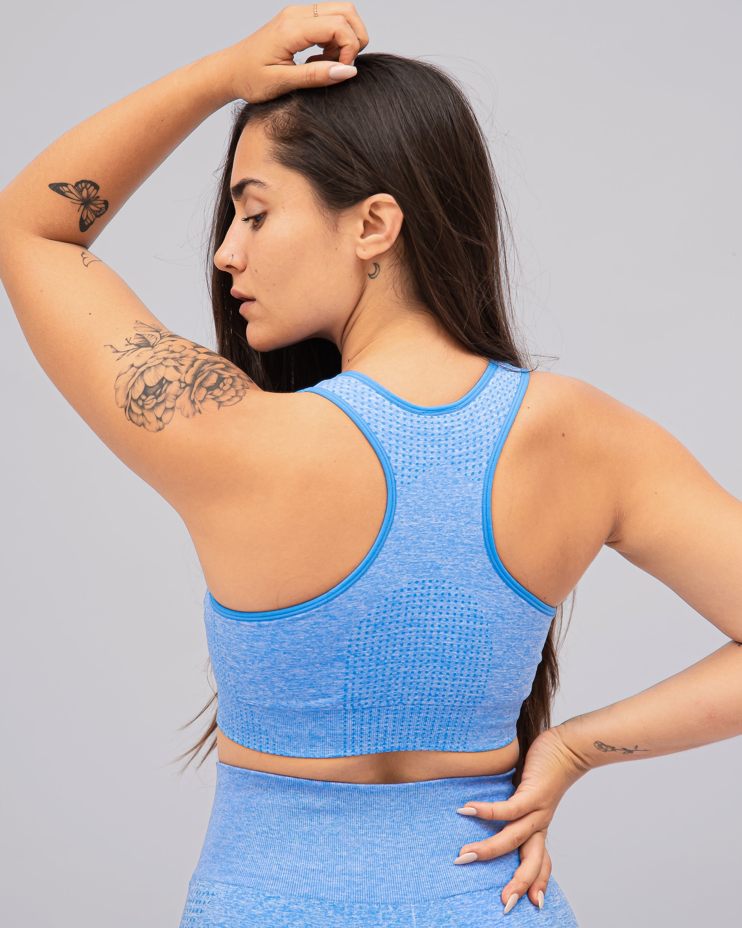 Active Baby Blue Sports Bra