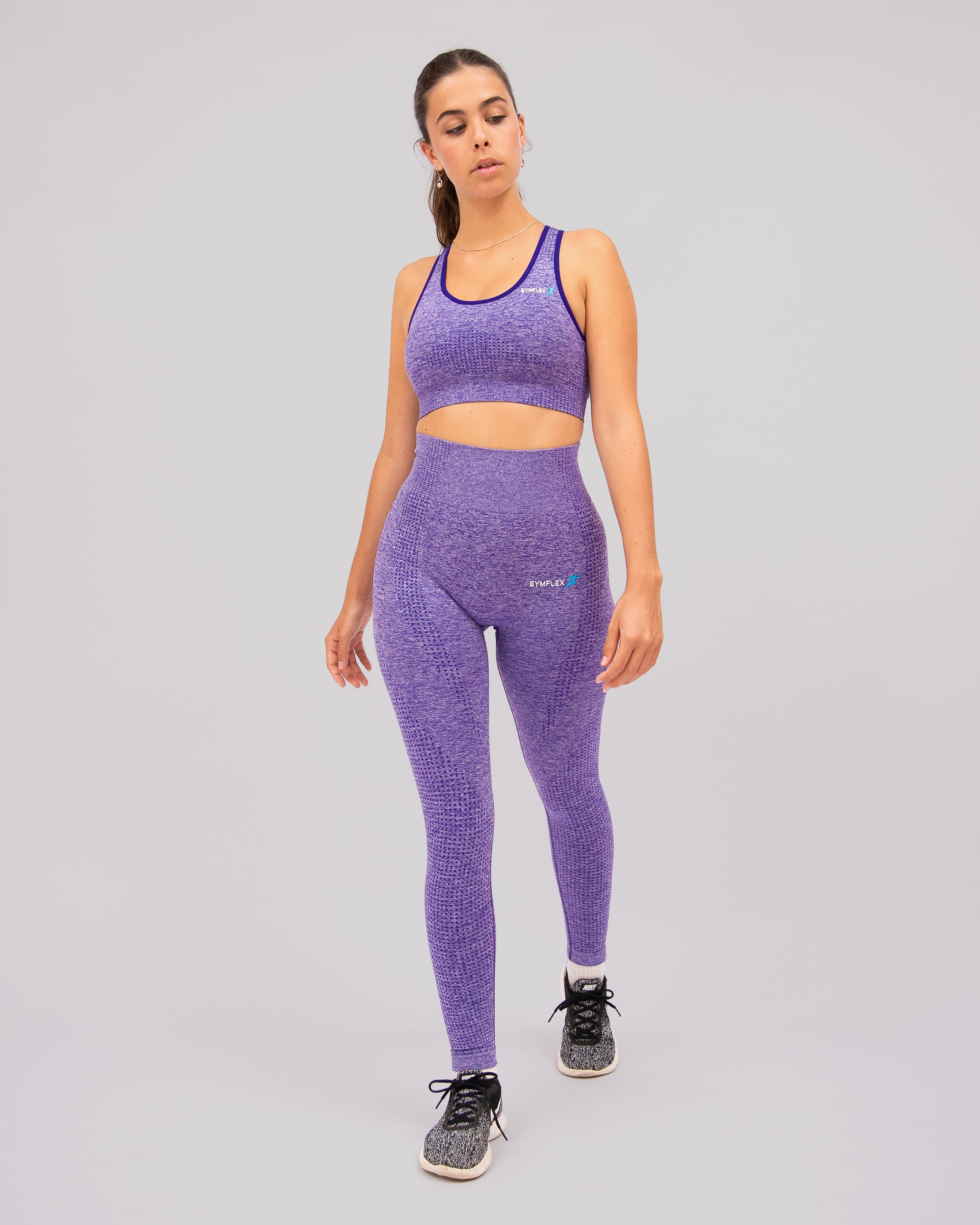 Active Purple Seamless Leggings