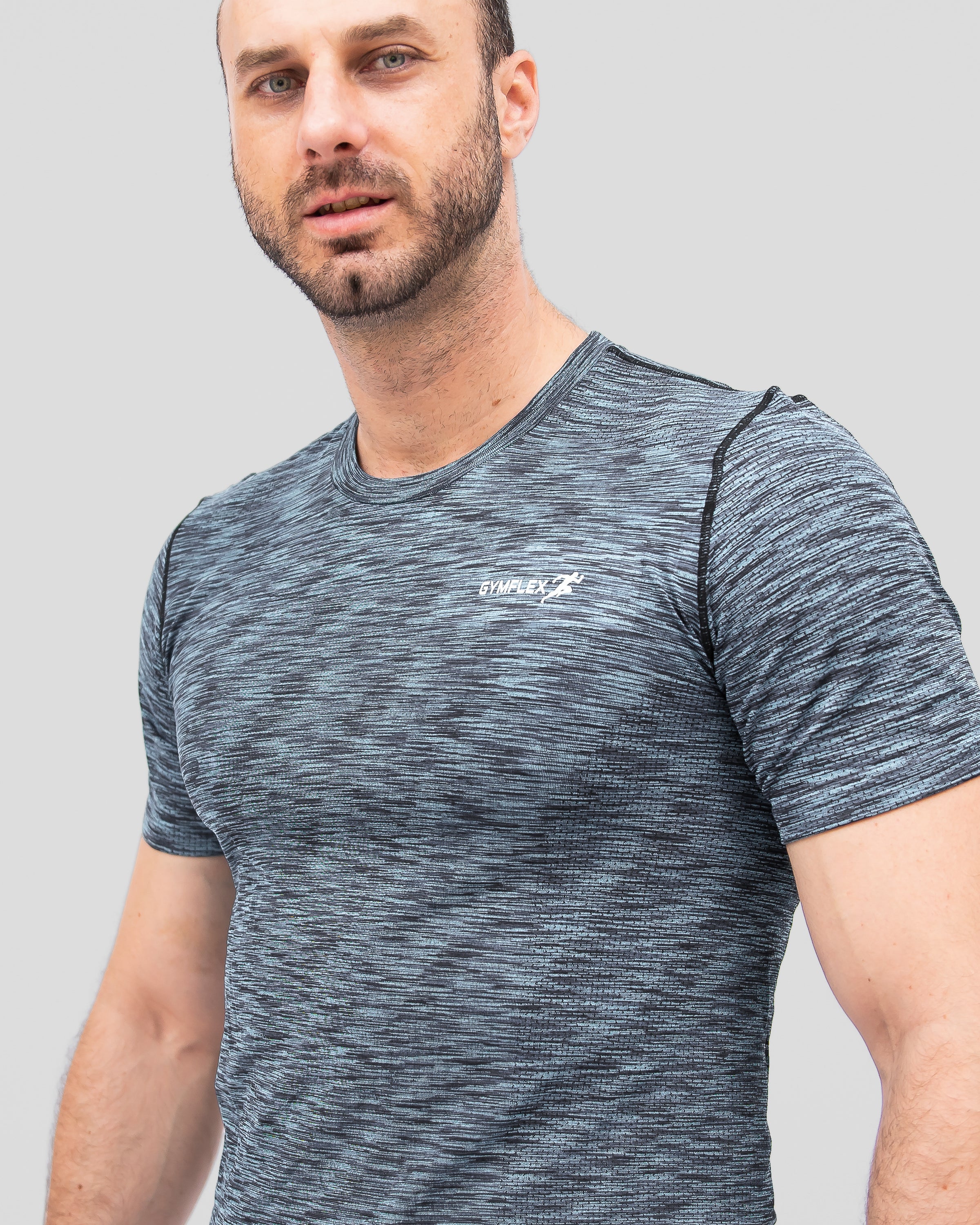 Powersports Grey T-Shirt  (Oversize)