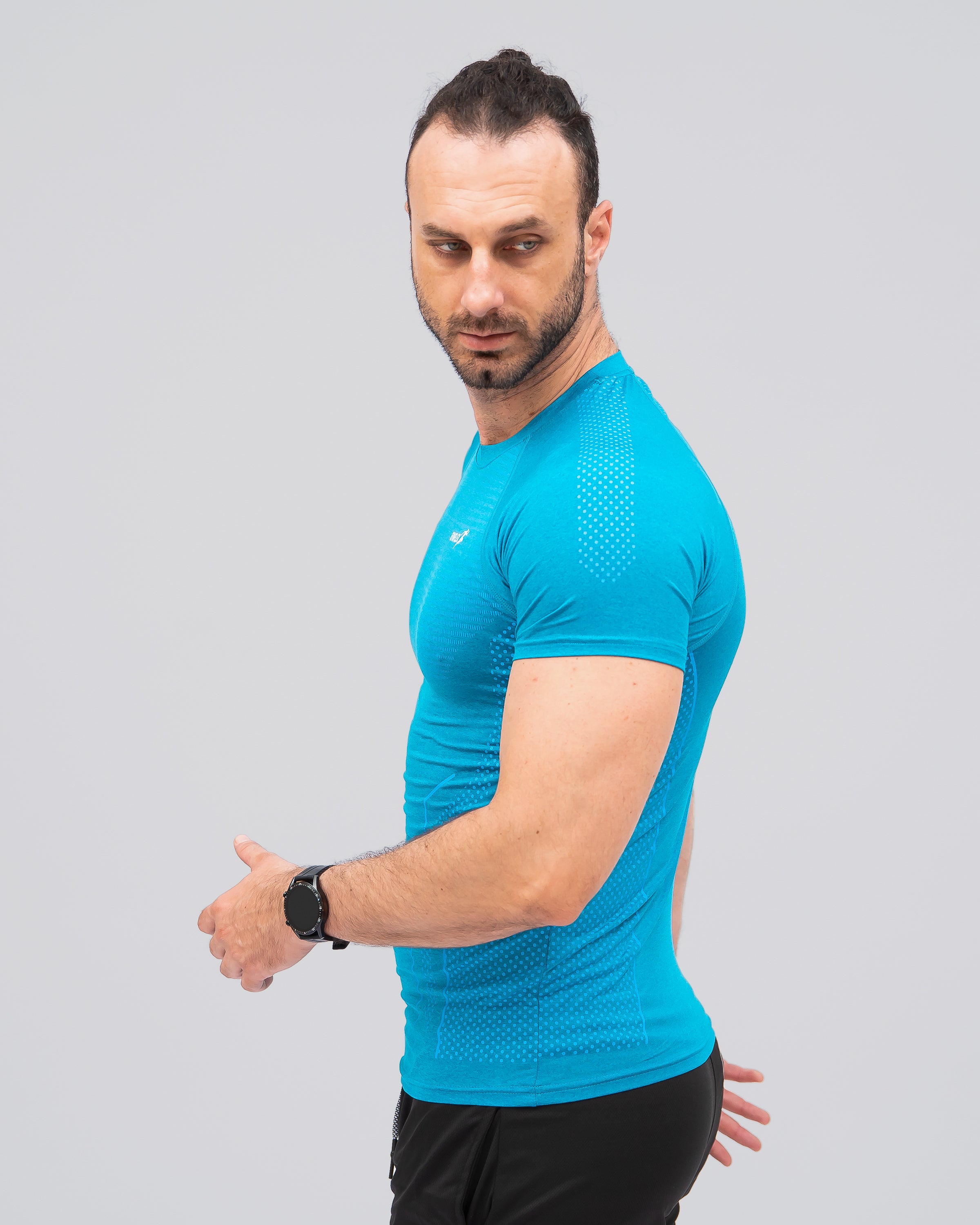 GymFlex Sky Blue Men’s T-shirt