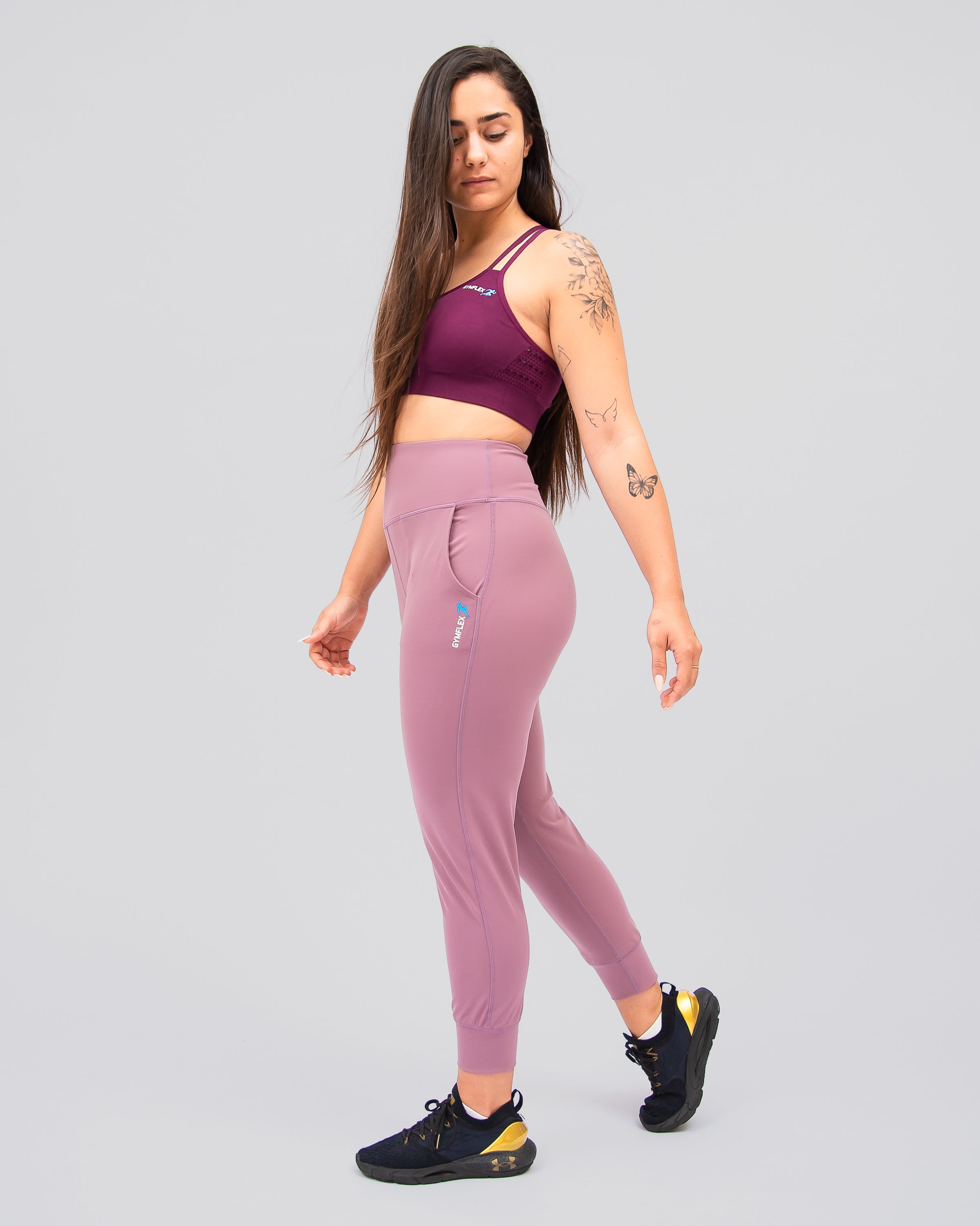 Flex Strappy Grenat Sports Bra