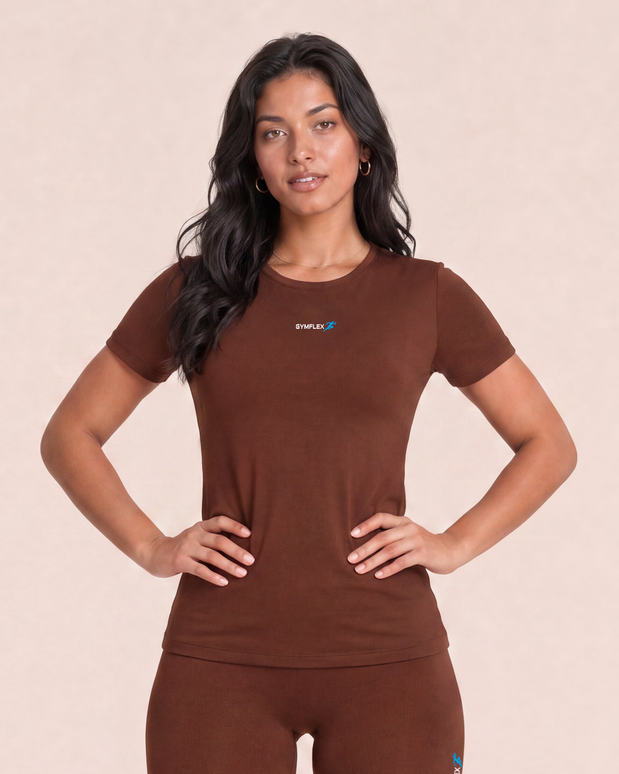 Soft motion T-shirt - Brown