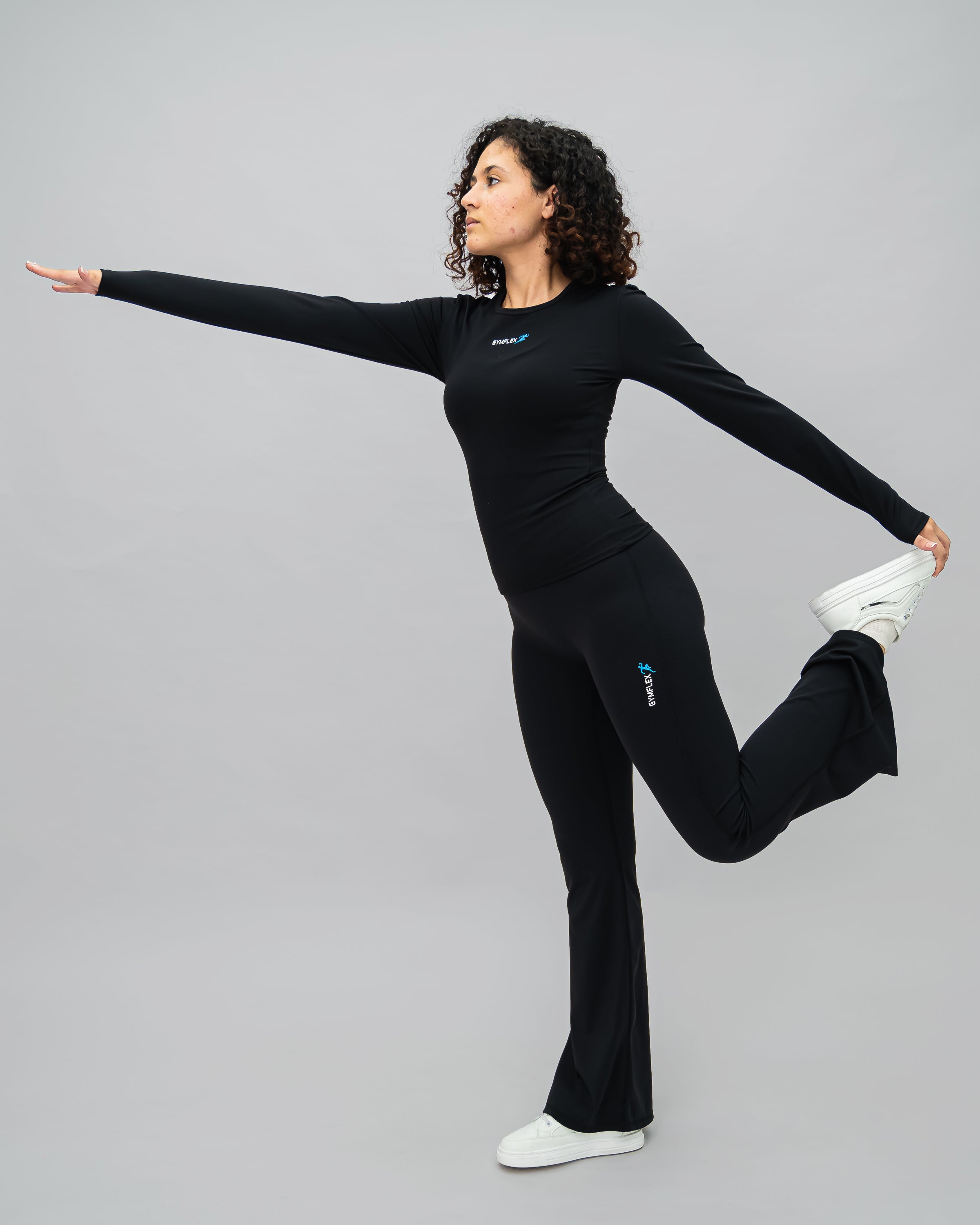 Nova Flare Leggings - Black