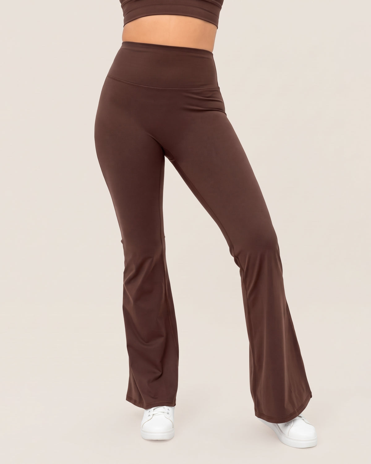 Nova Flare Leggings - Coffee