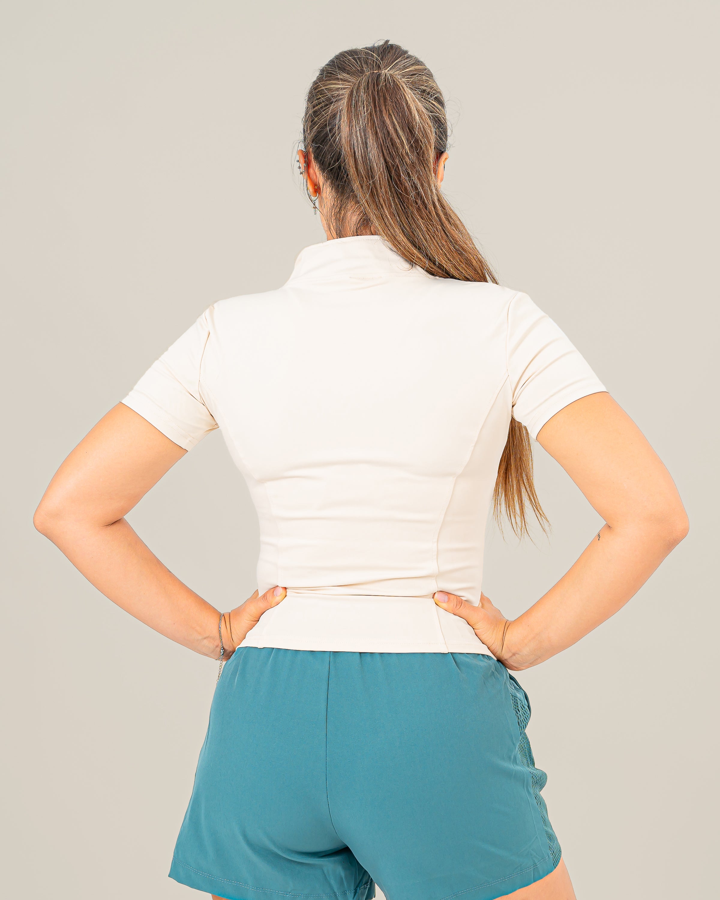 Nova Jacket Cream short sleeve