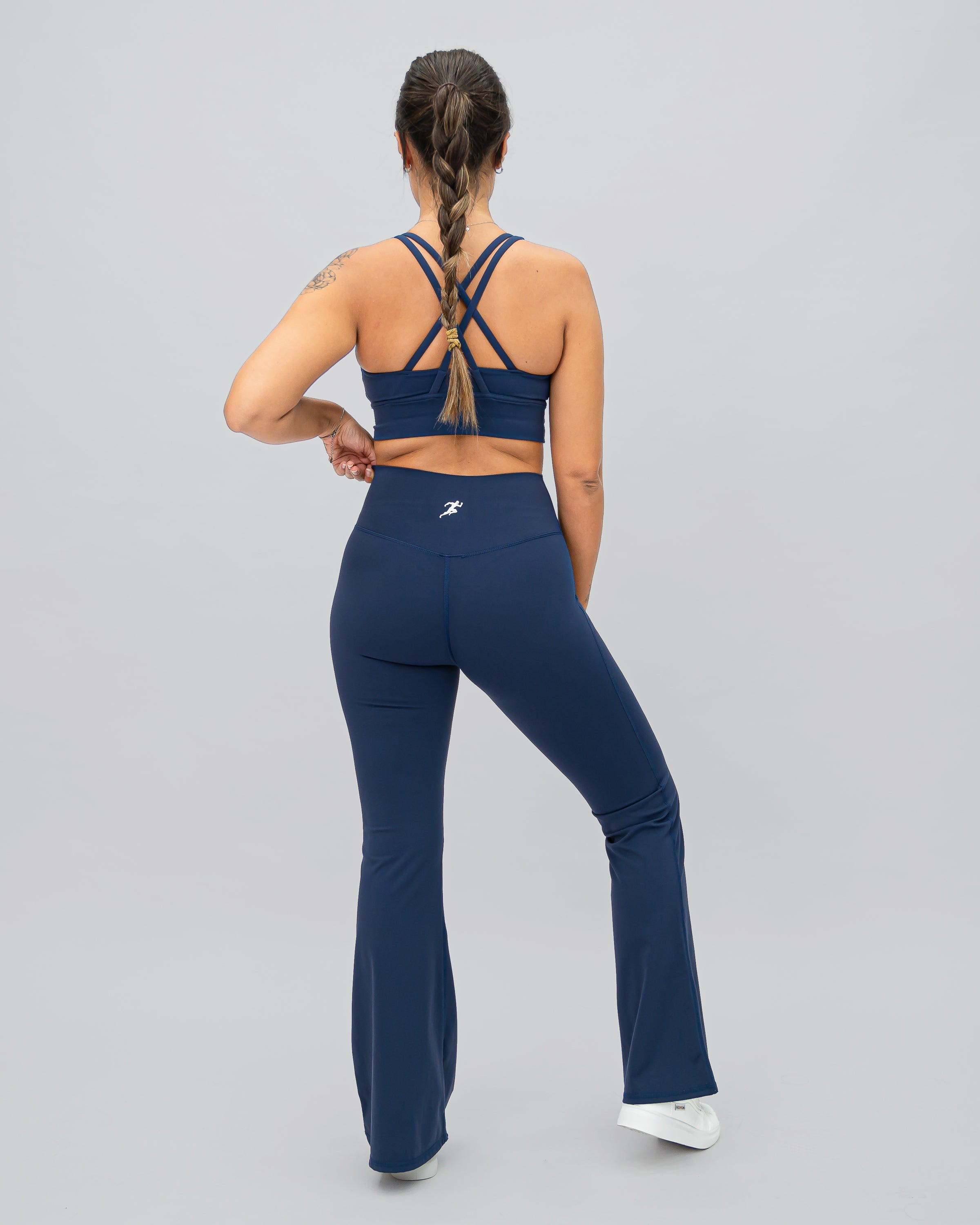 Nova Flare Leggings - Navy