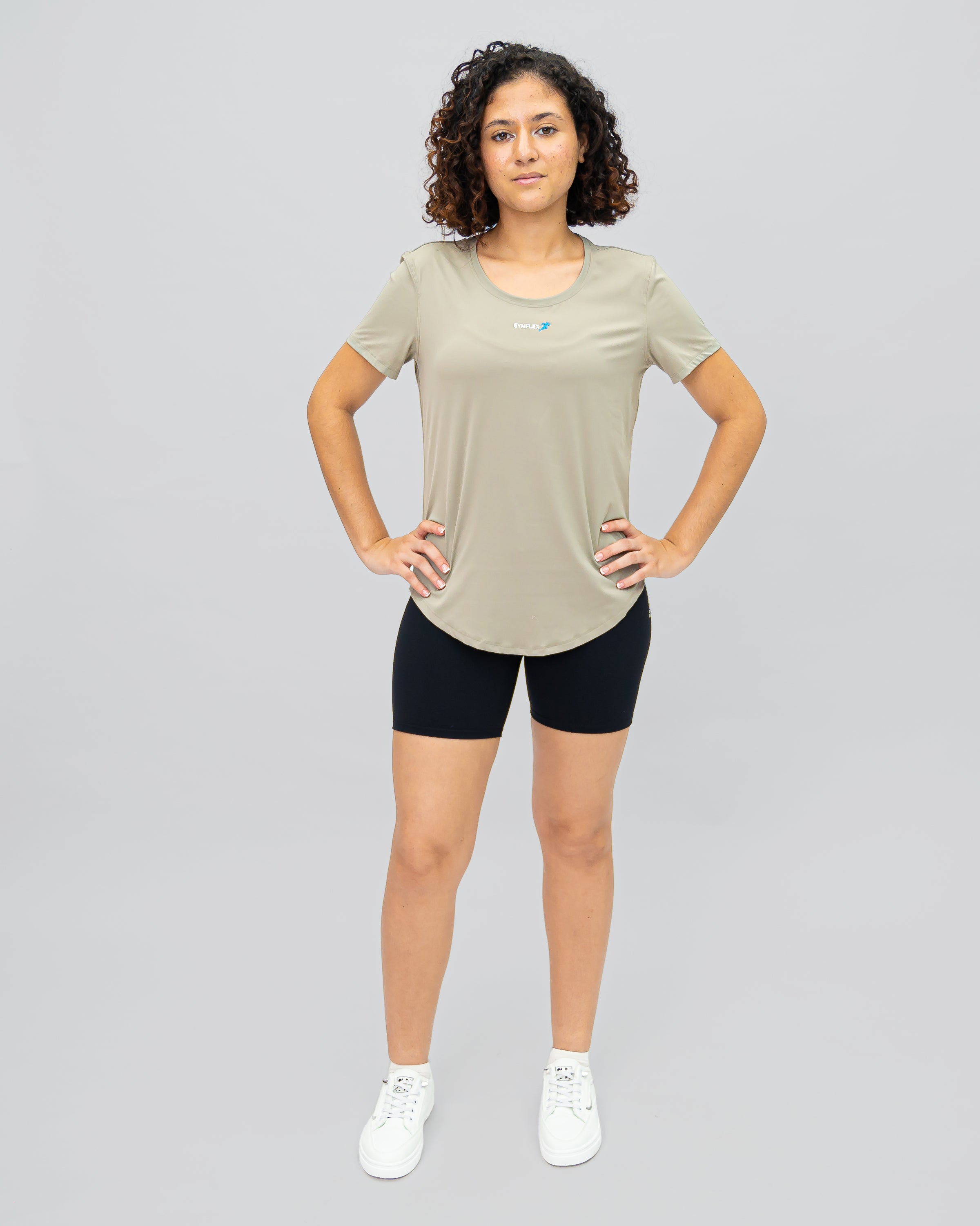 Evolve Women T-shirt - Green Grey