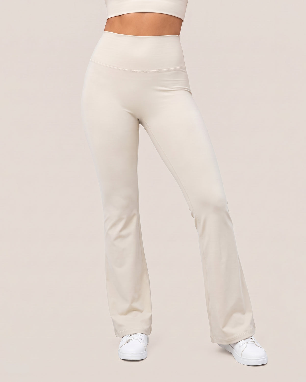 Nova Flare Leggings - Ivory