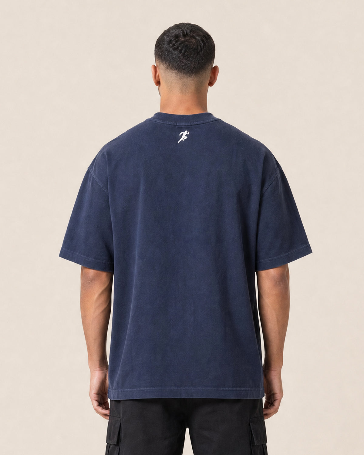 Powerlift Navy Blue Oversize T-shirt
