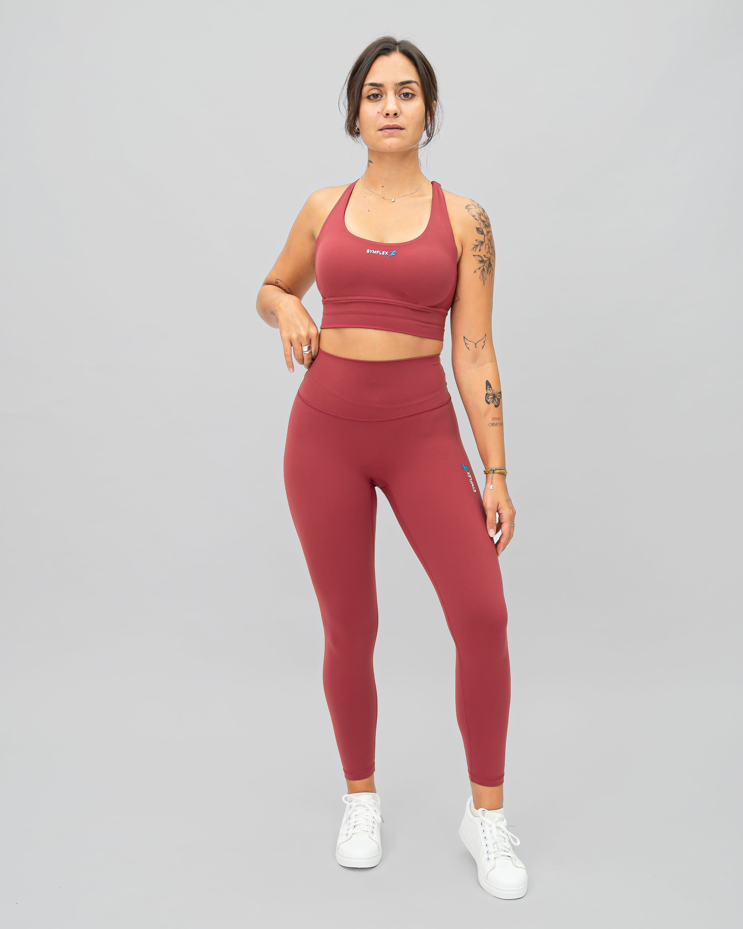 Nova Sports Bra - Wine Red