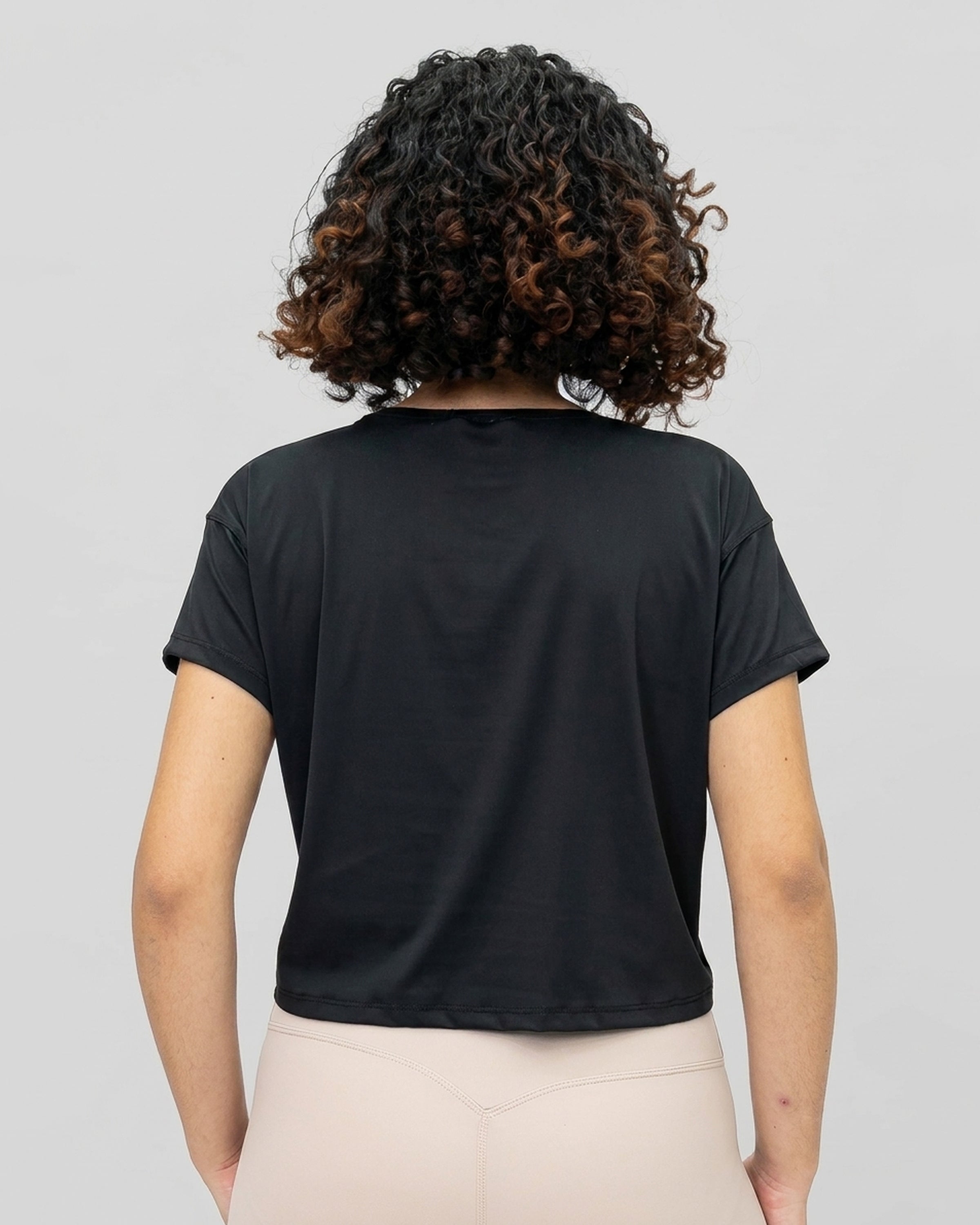 Evolve Crop Tee - Black