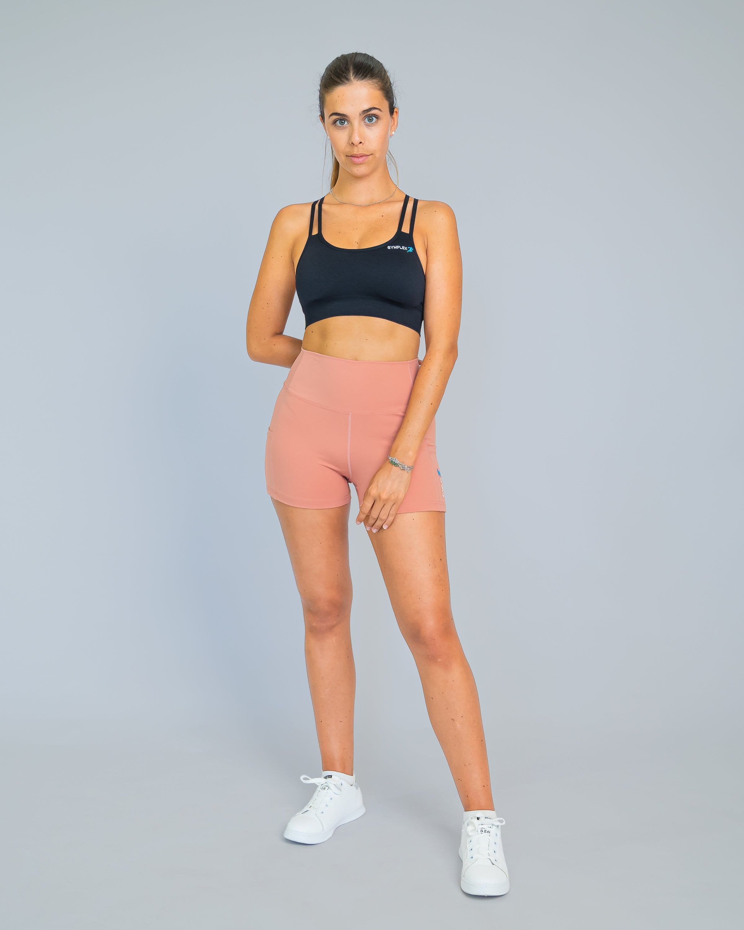 Yoga Training Shorts - Peach