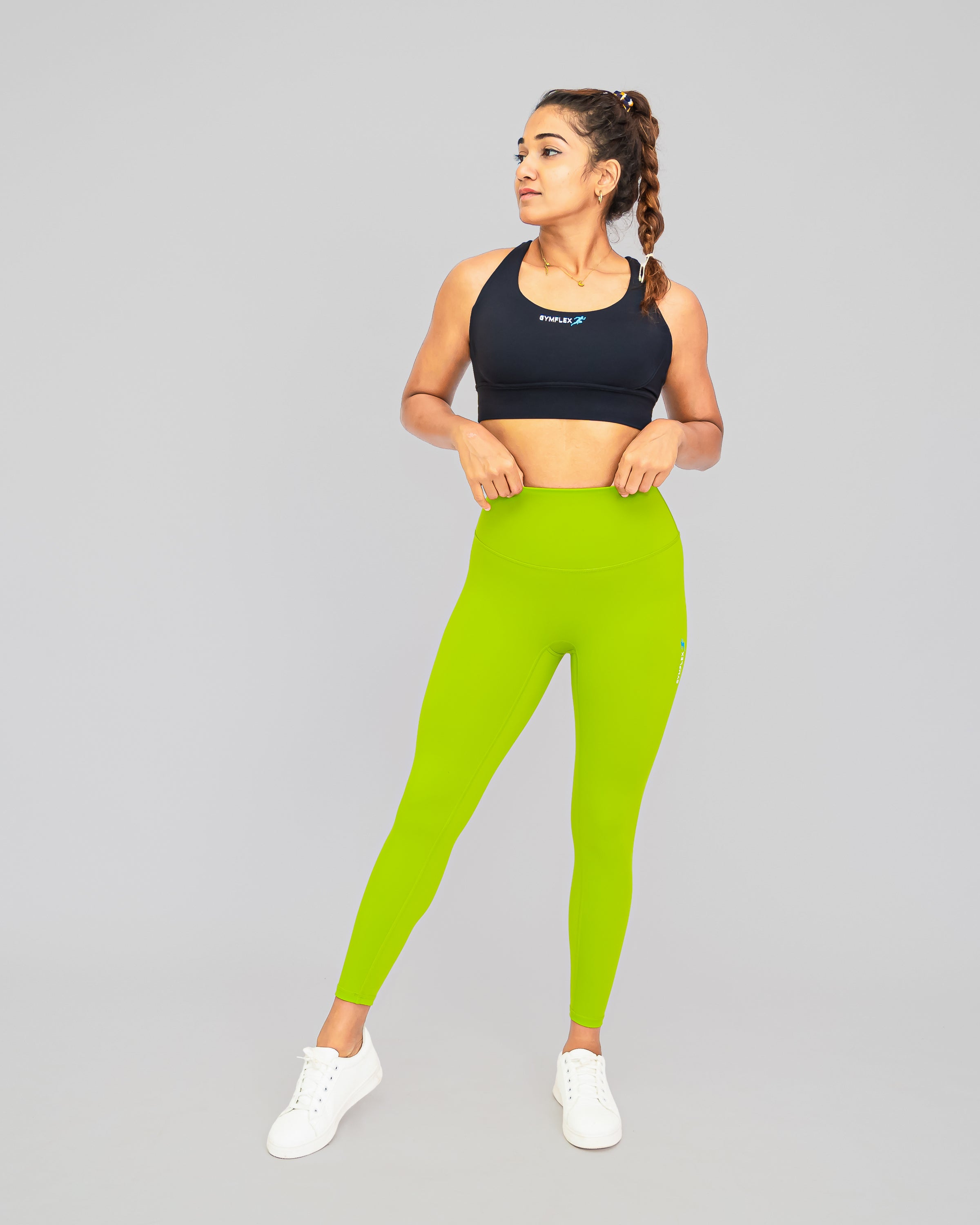 Nova Leggings - Macha Green