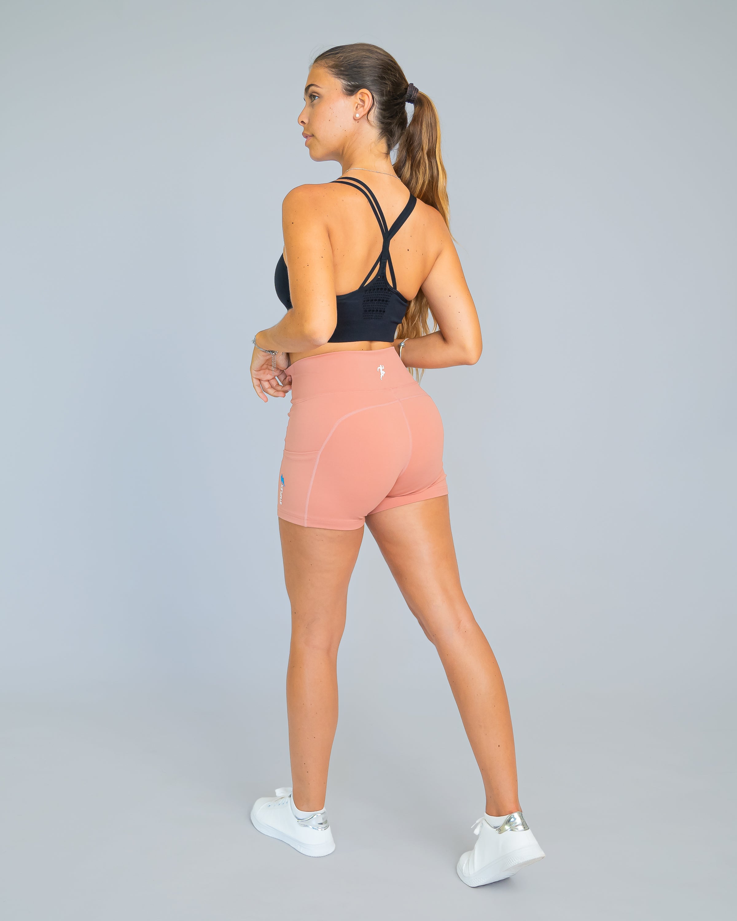 Yoga Training Shorts - Peach