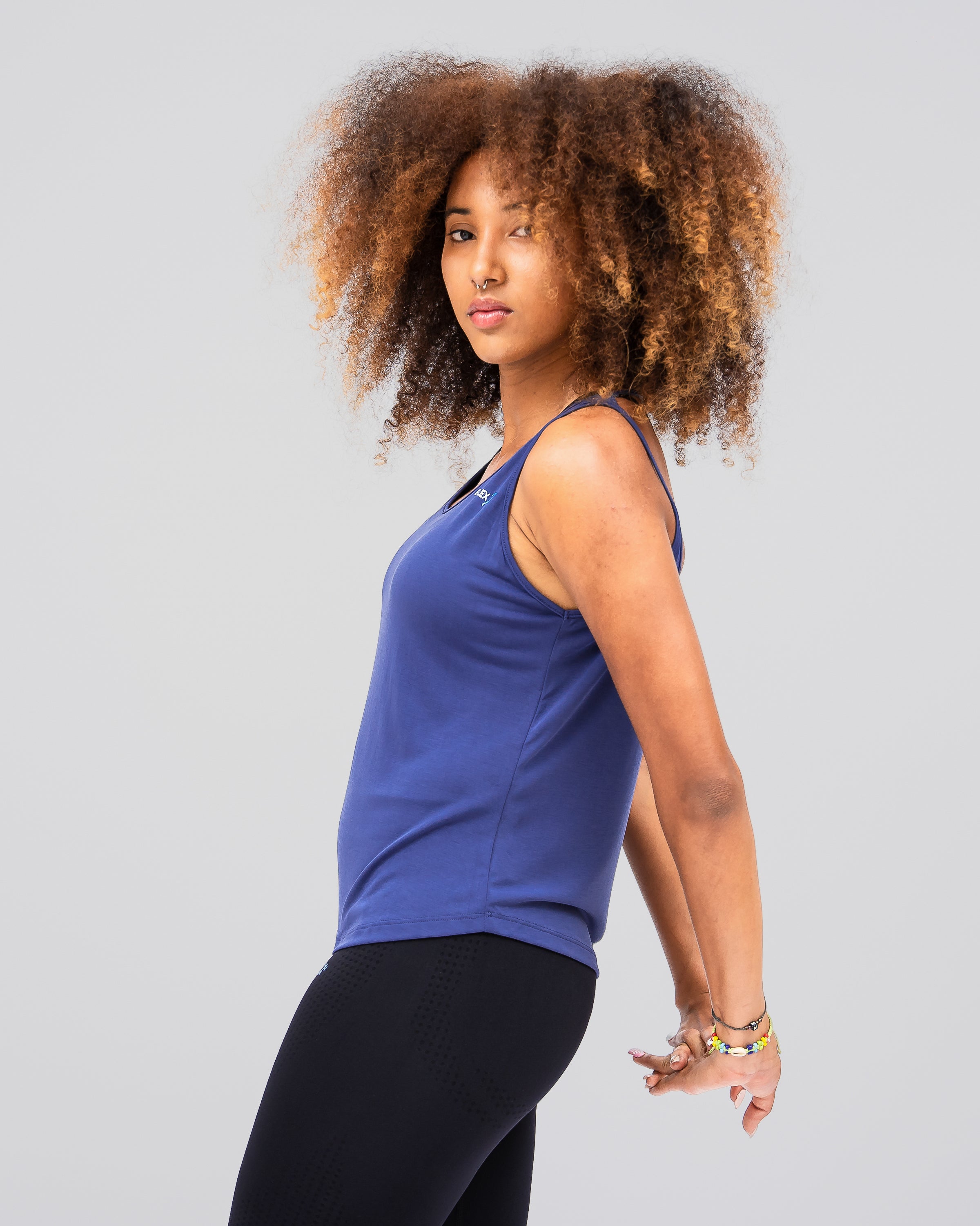 Define Blue Women Vest