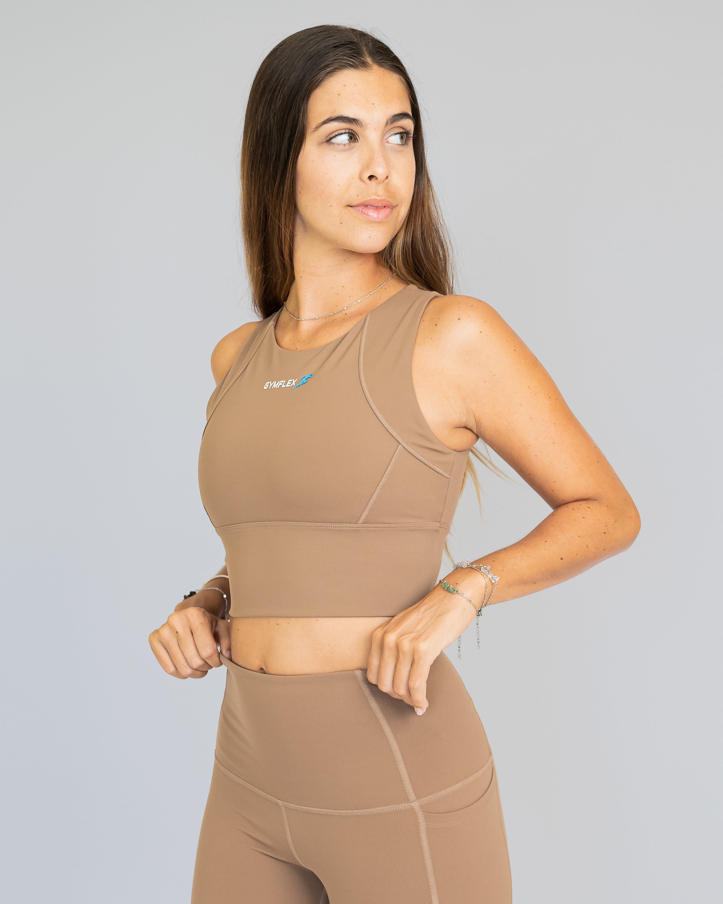 Energize Khaki Sports Bra