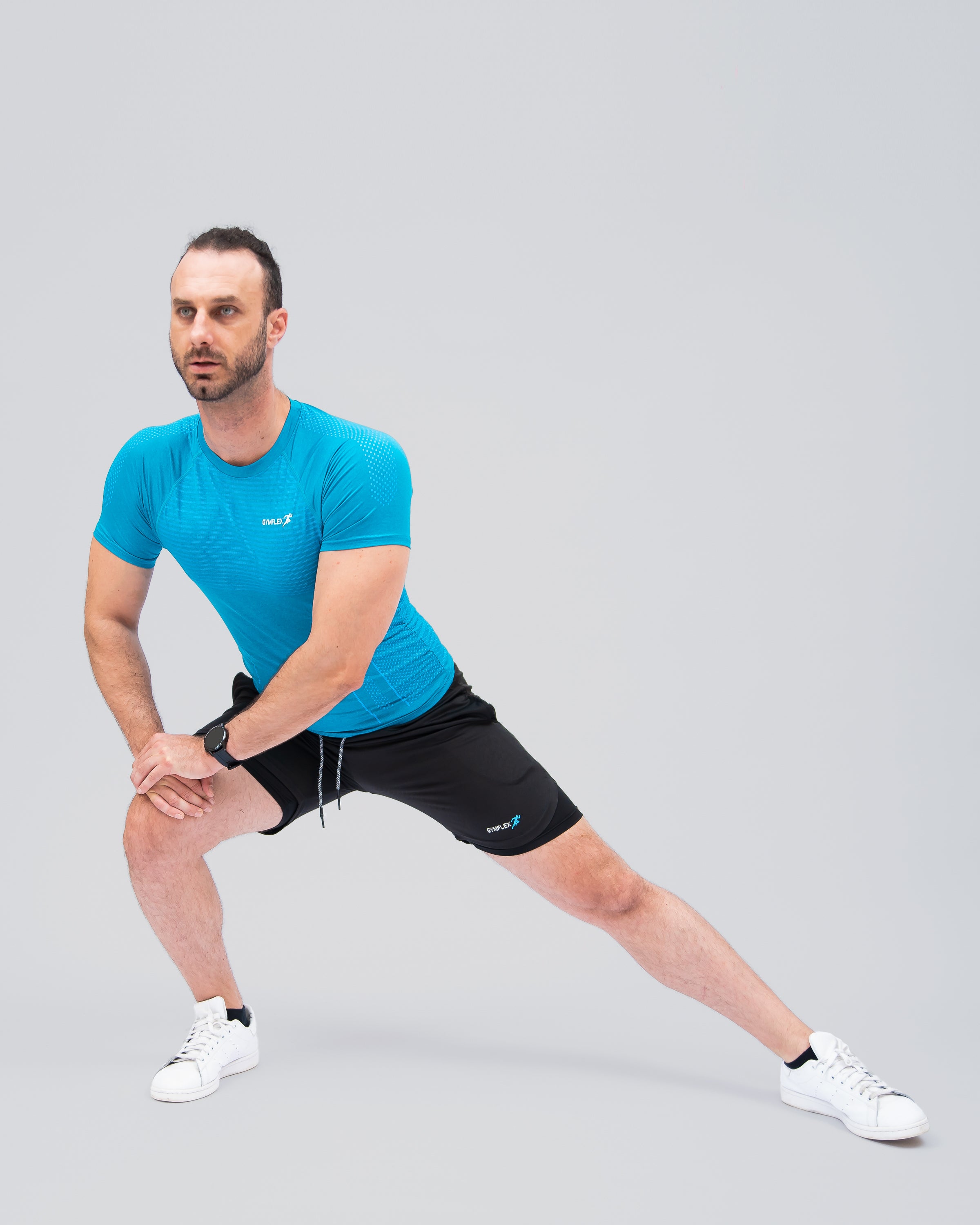 GymFlex Sky Blue Men’s T-shirt