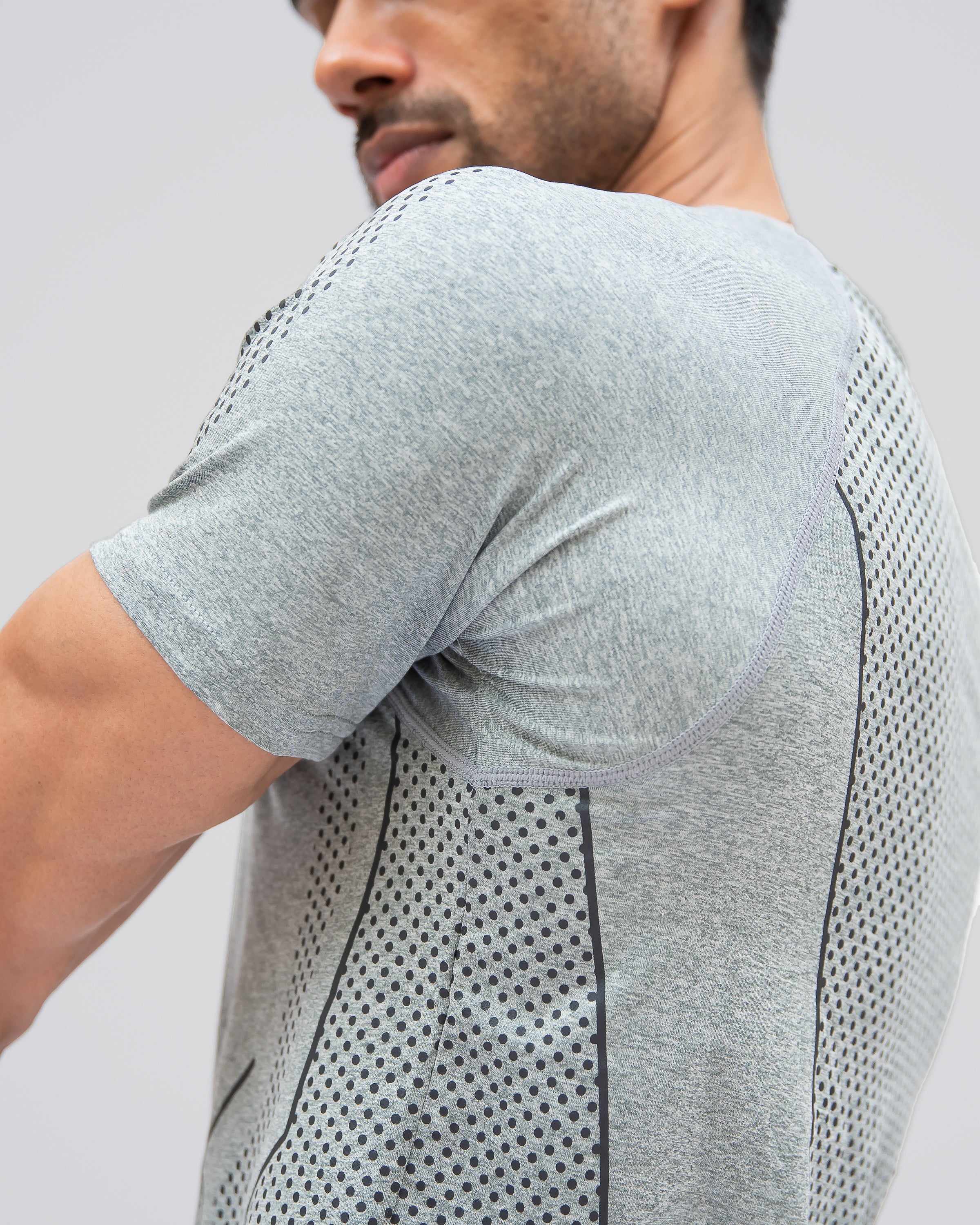 GymFlex Stone Grey Men’s T-shirt