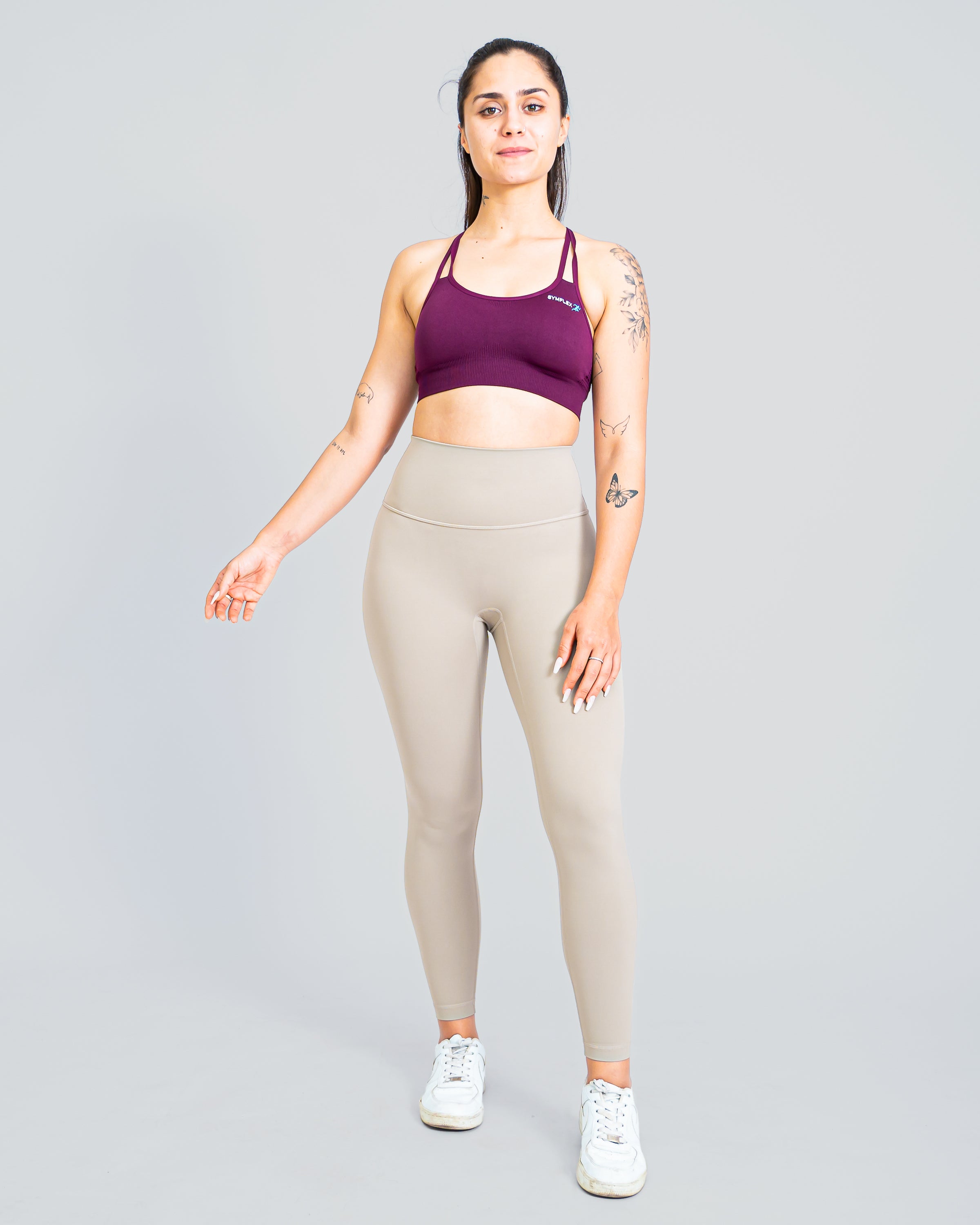 Flex Strappy Grenat Sports Bra