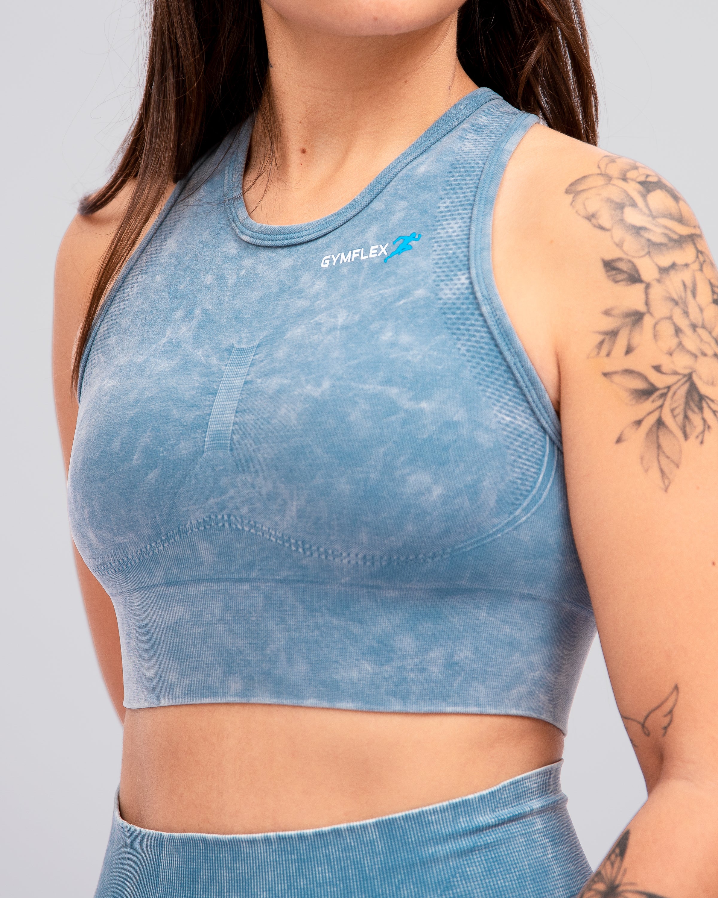Chalk Blue Sports Bra