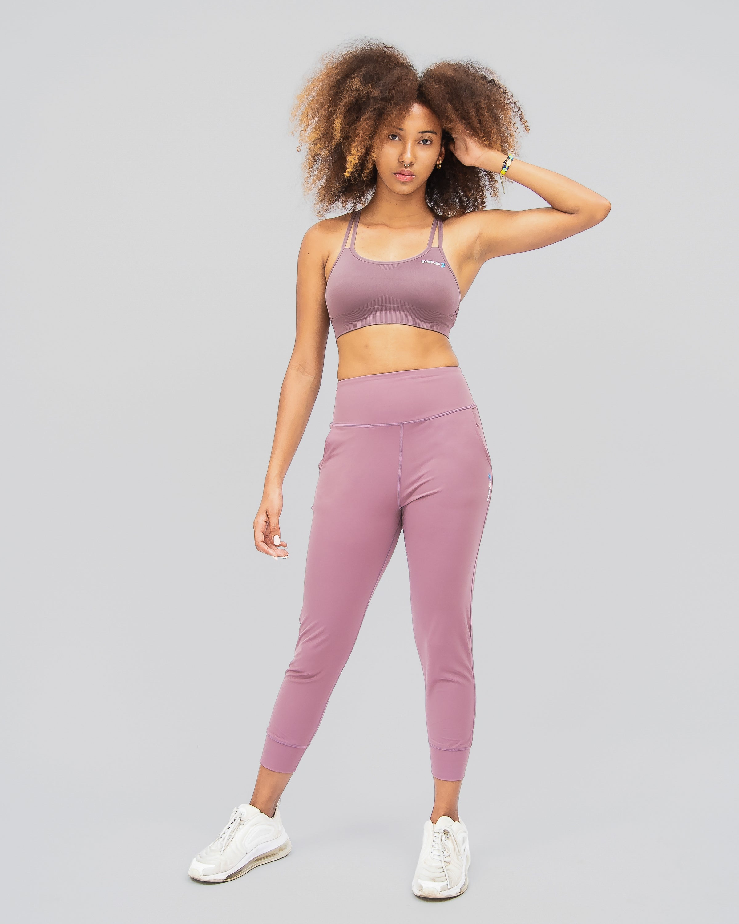 Flex Strappy Light Purple Sports Bra