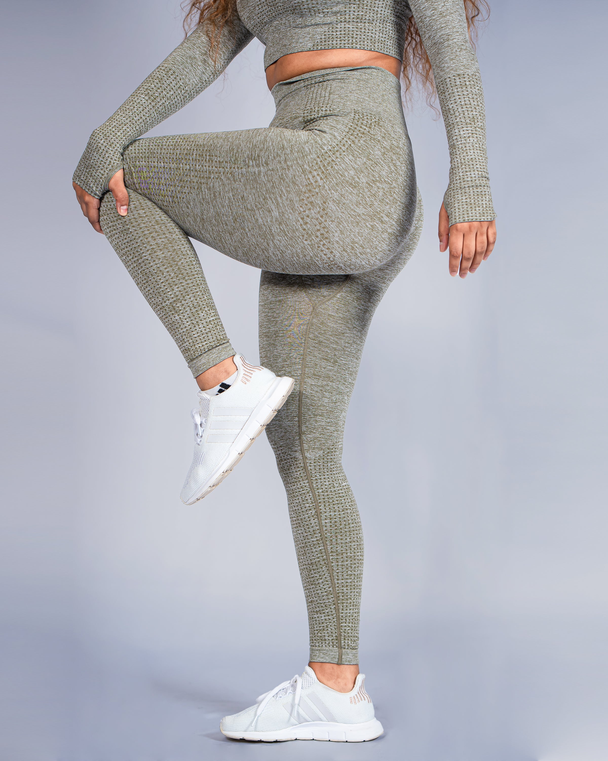 Grecian Green Seamless Leggings