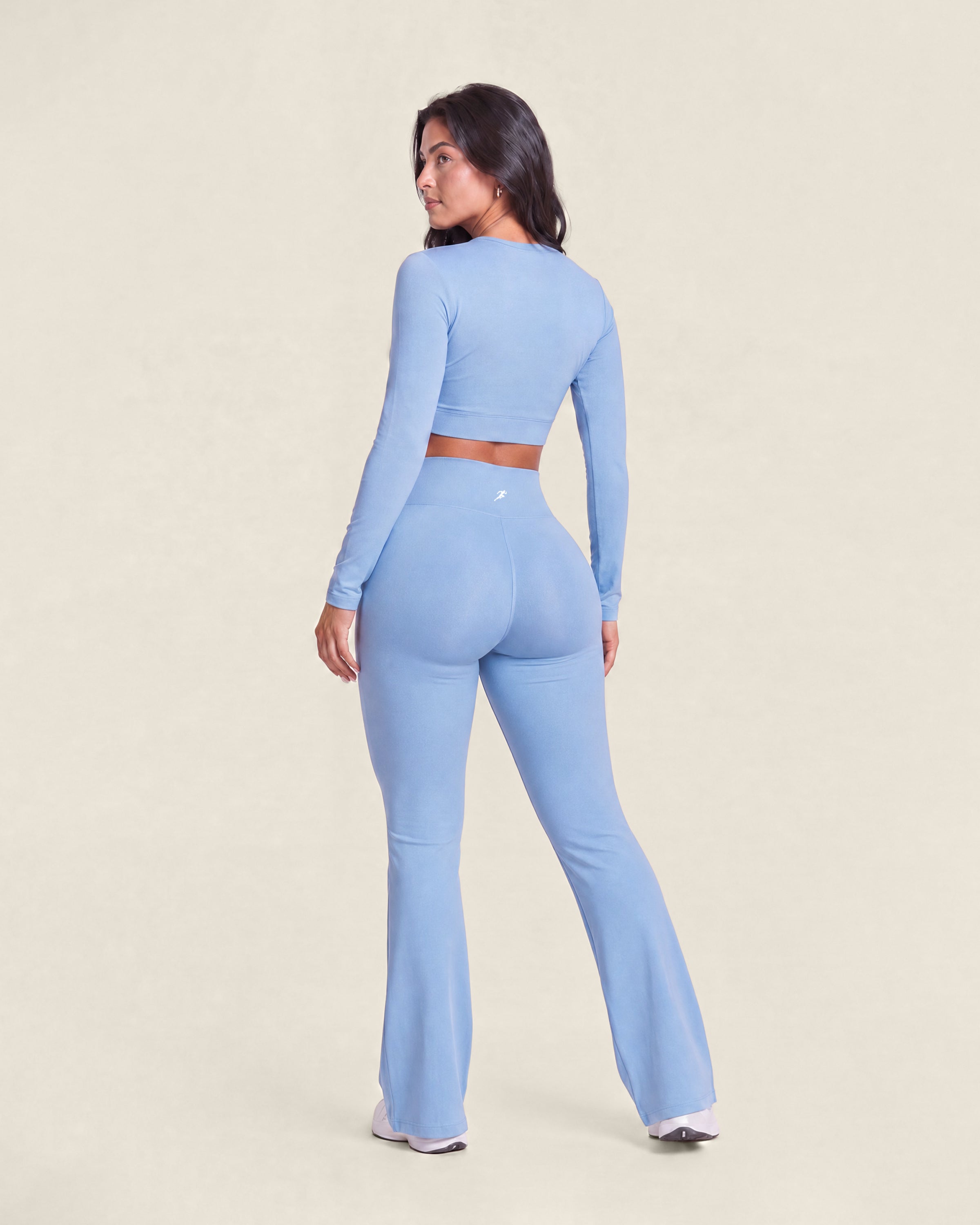Soft motion Crop Top - Sky Blue