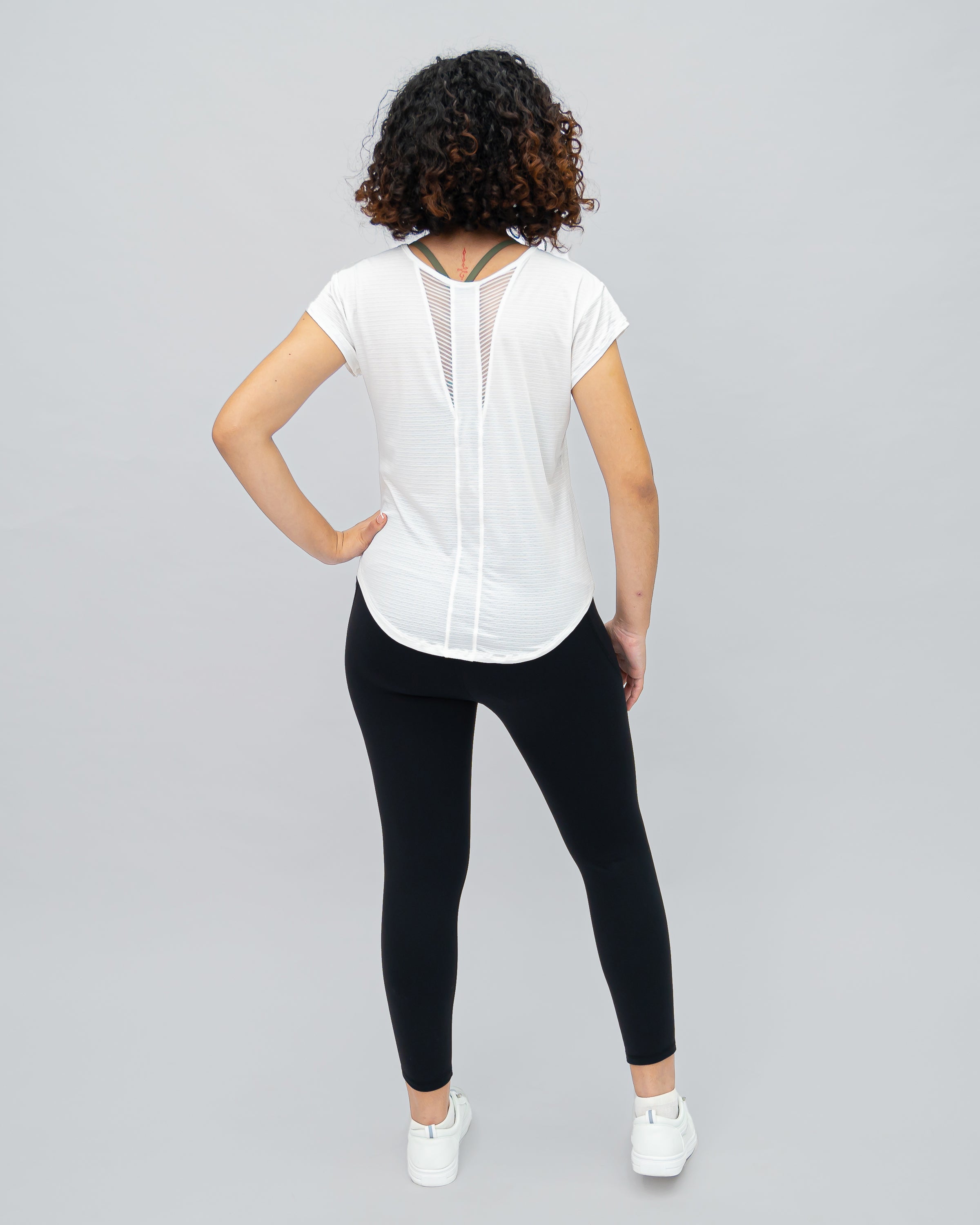 Athleisure Women T-shirt - White