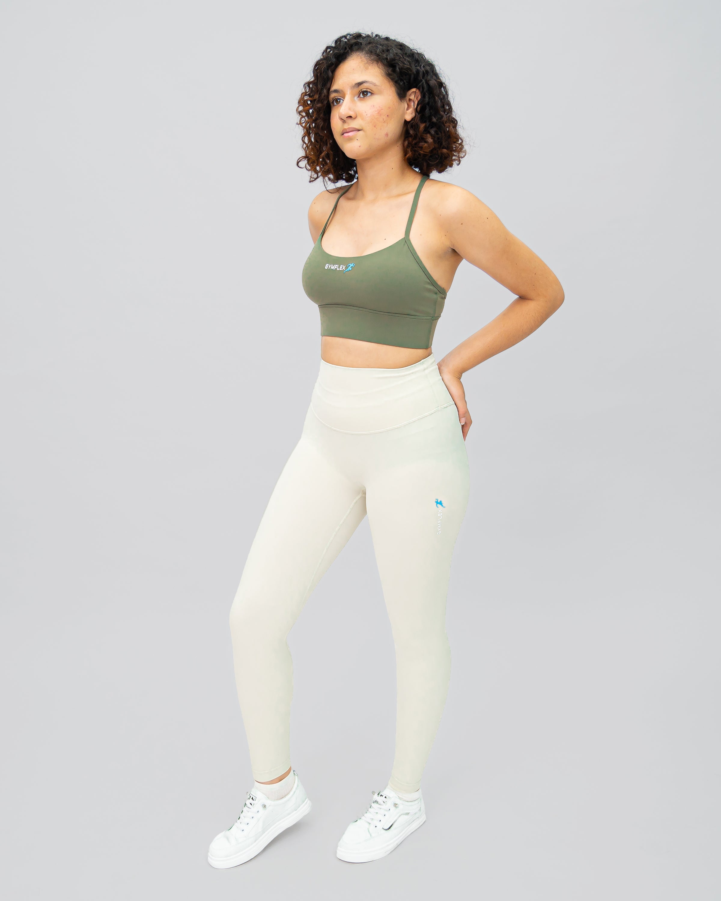 Astra Sports Bra - Green Grey