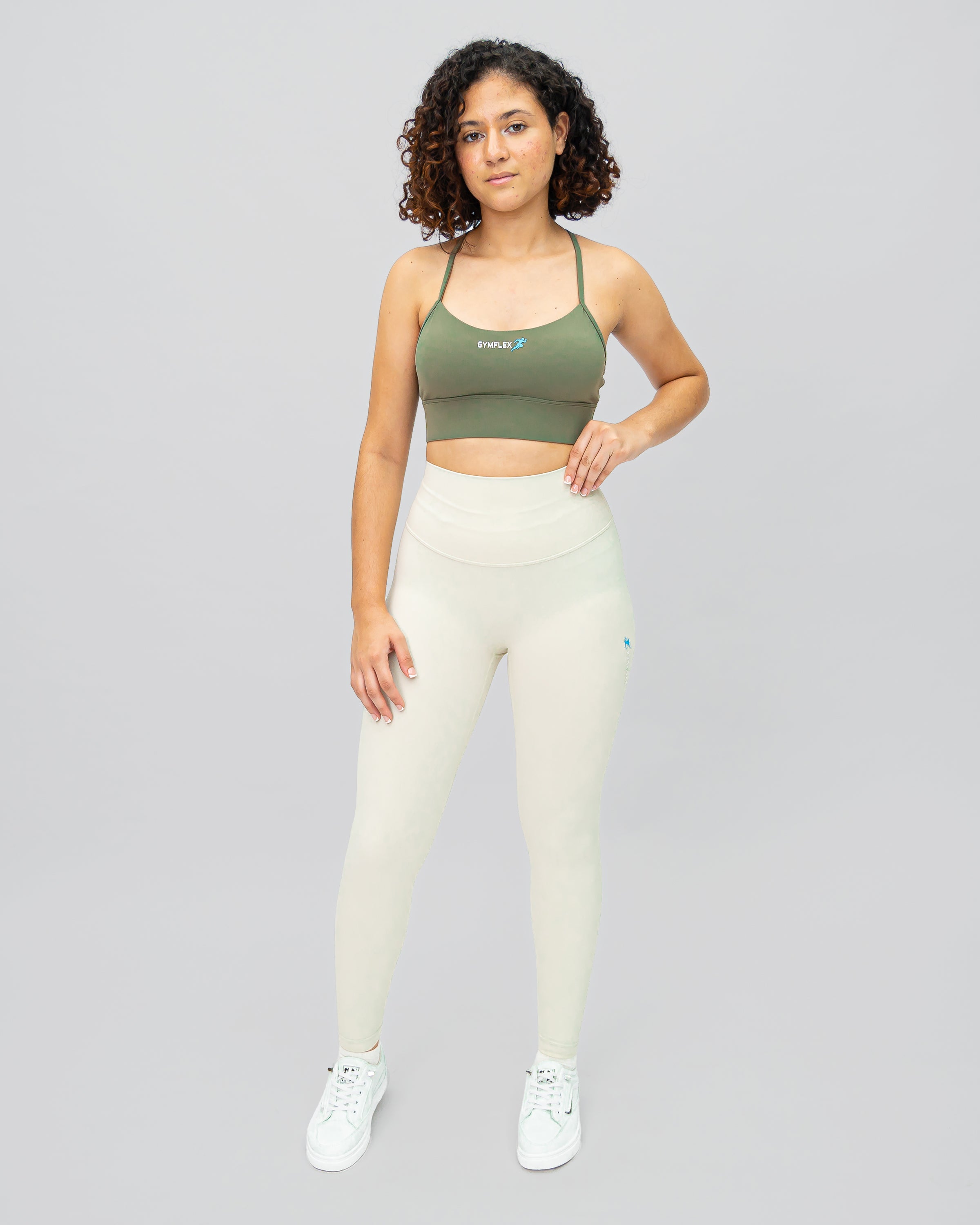 Astra Sports Bra - Green Grey