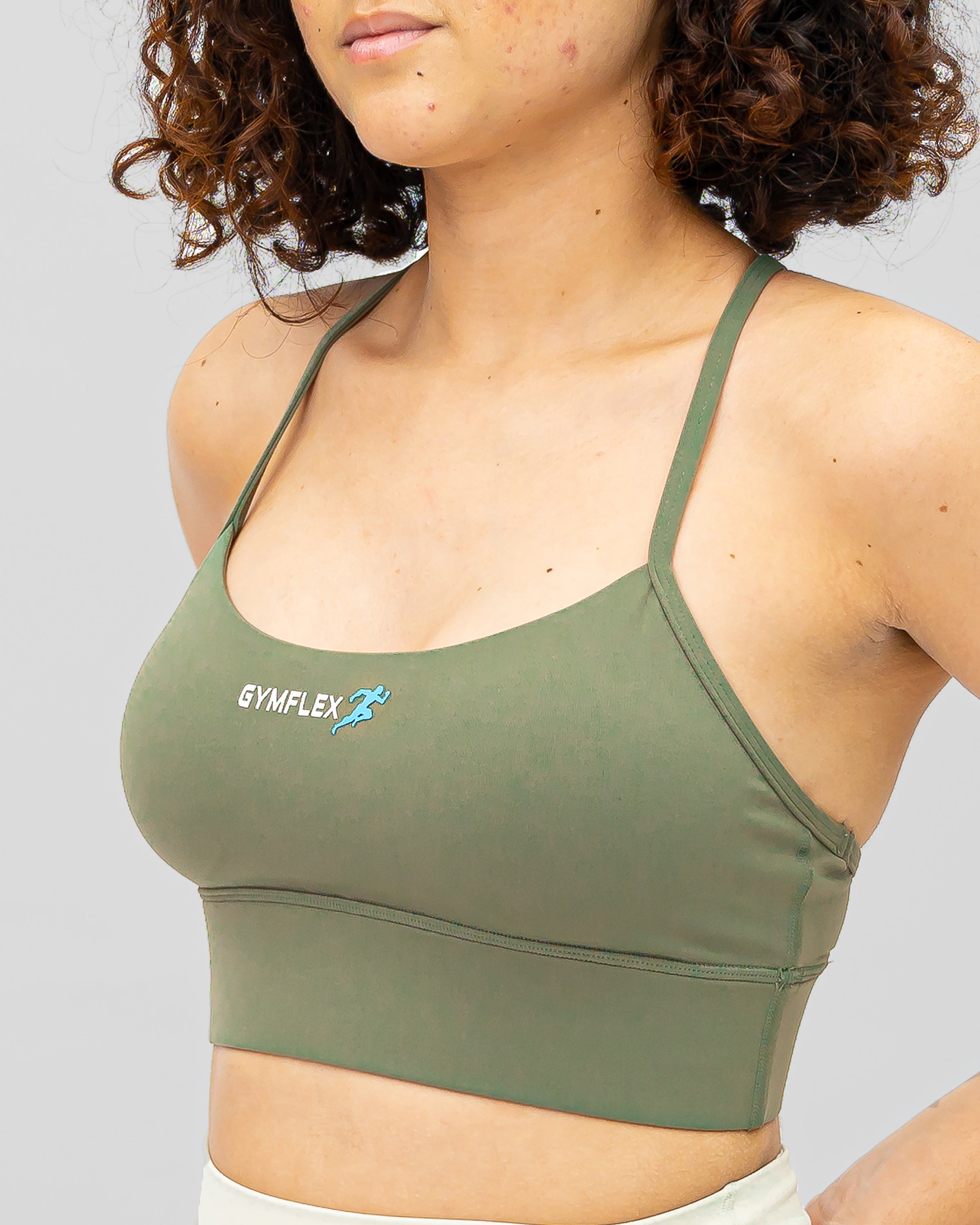 Astra Sports Bra - Green Grey