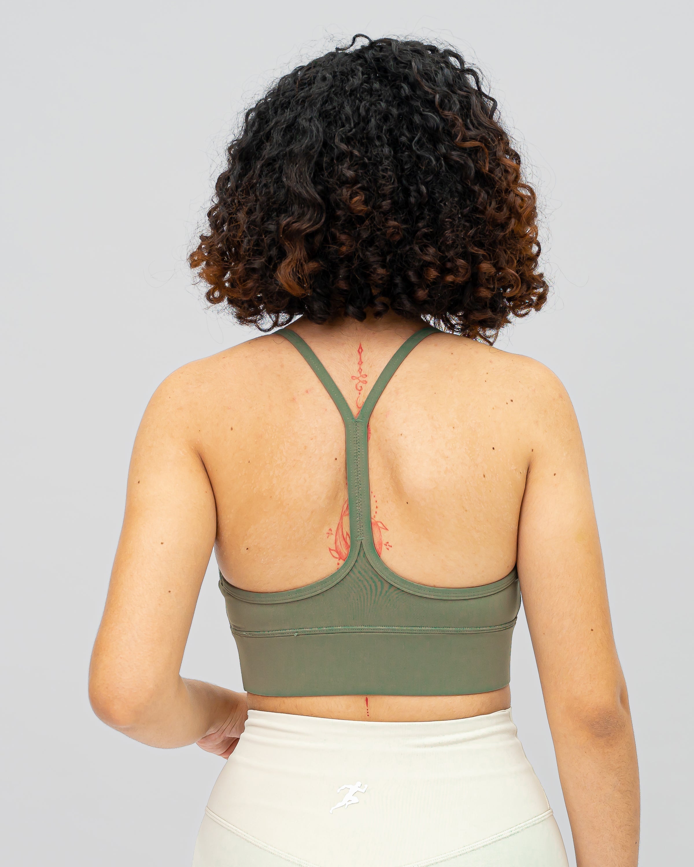 Astra Sports Bra - Green Grey