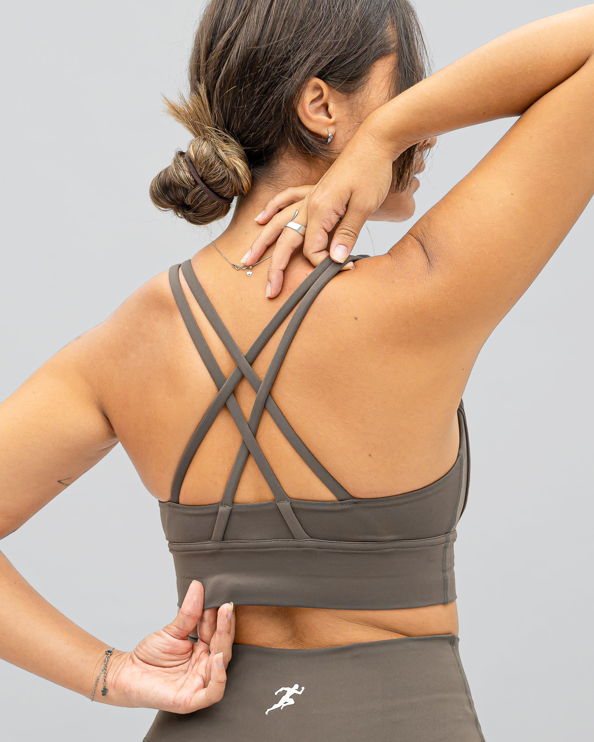 Nova Sports Bra - Khaki brown