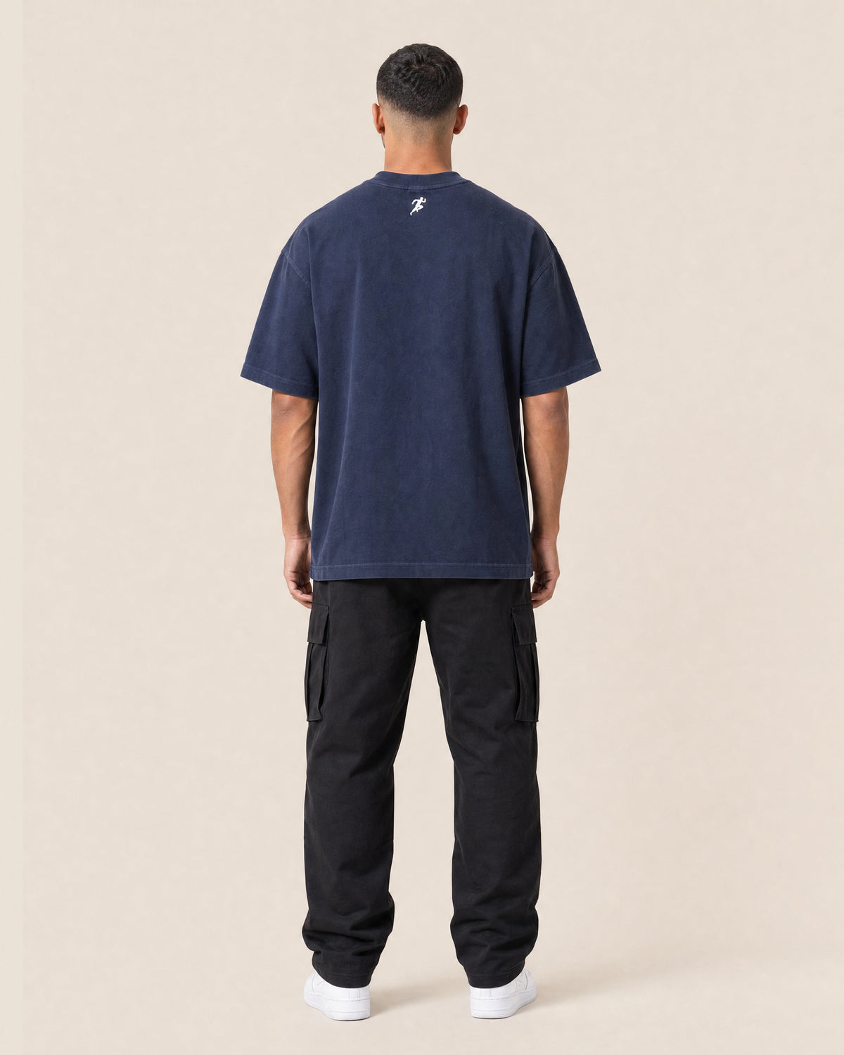 Powerlift Navy Blue Oversize T-shirt