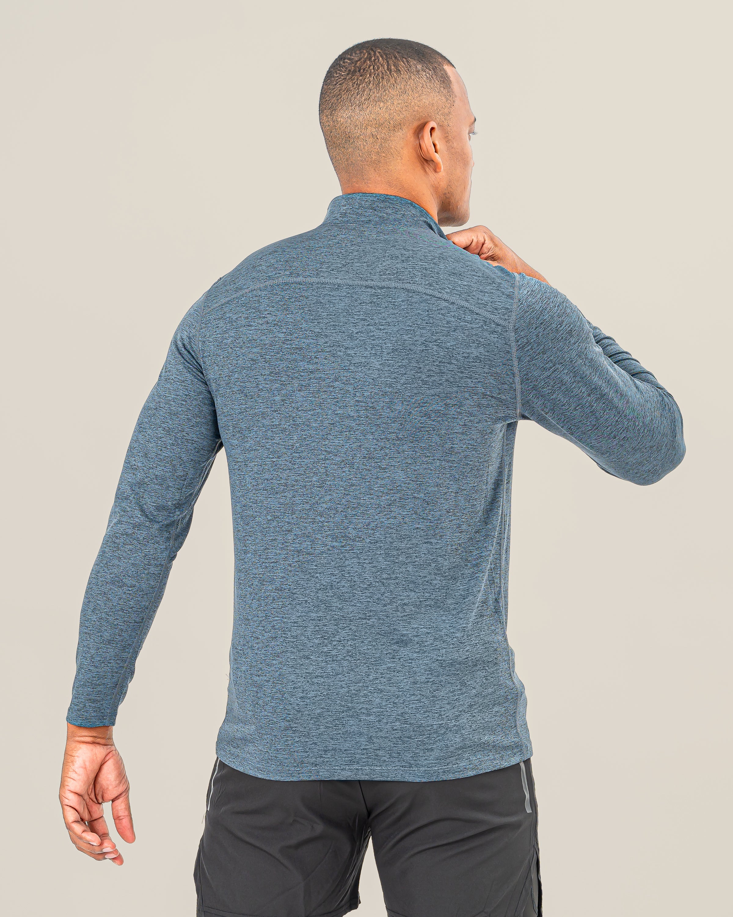 GEO Steel Blue Men Long Sleeve