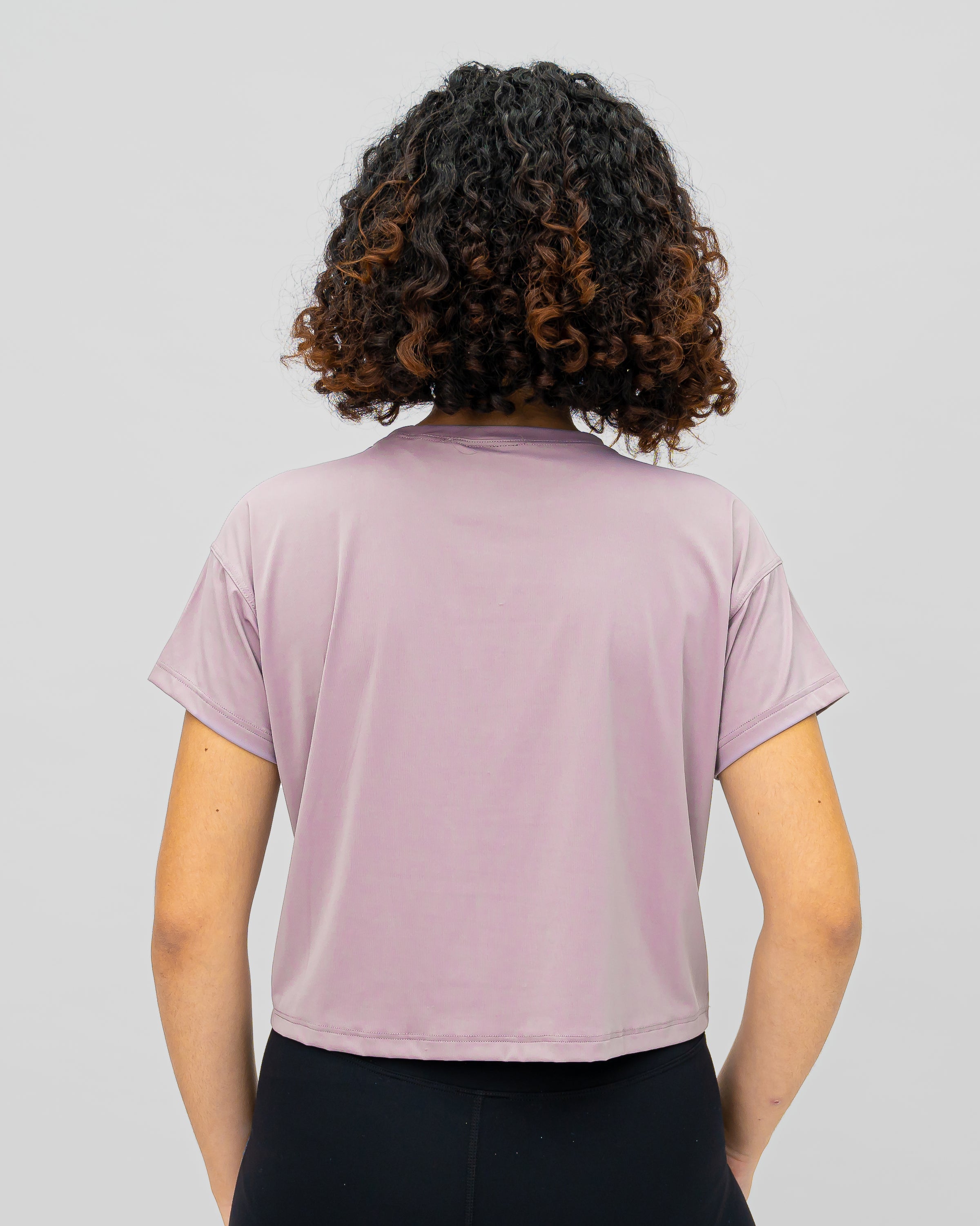Evolve Crop Tee - Purple