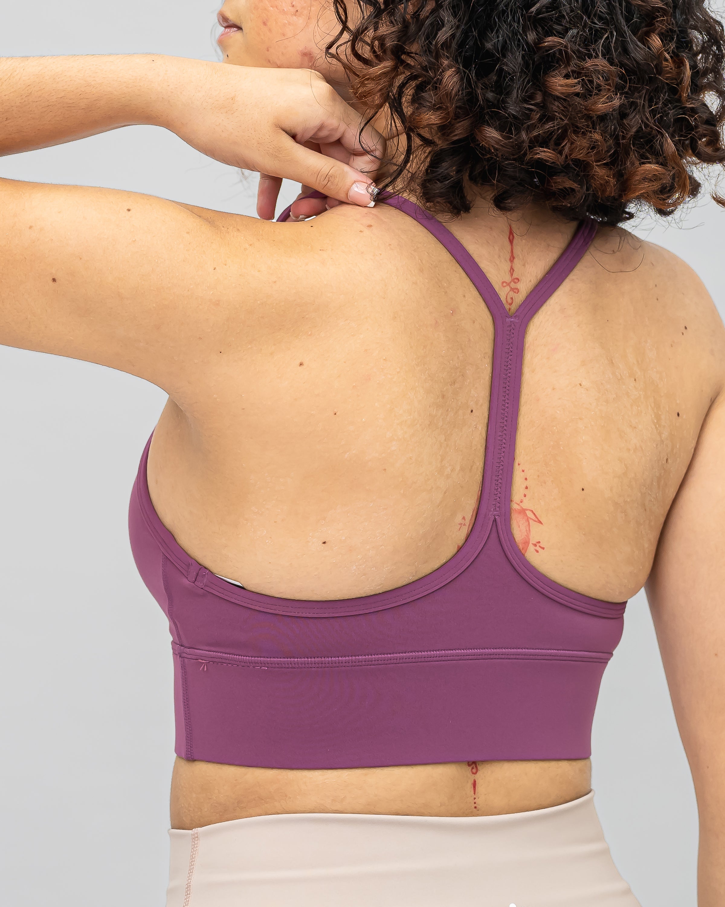 Astra Sports Bra - Plum
