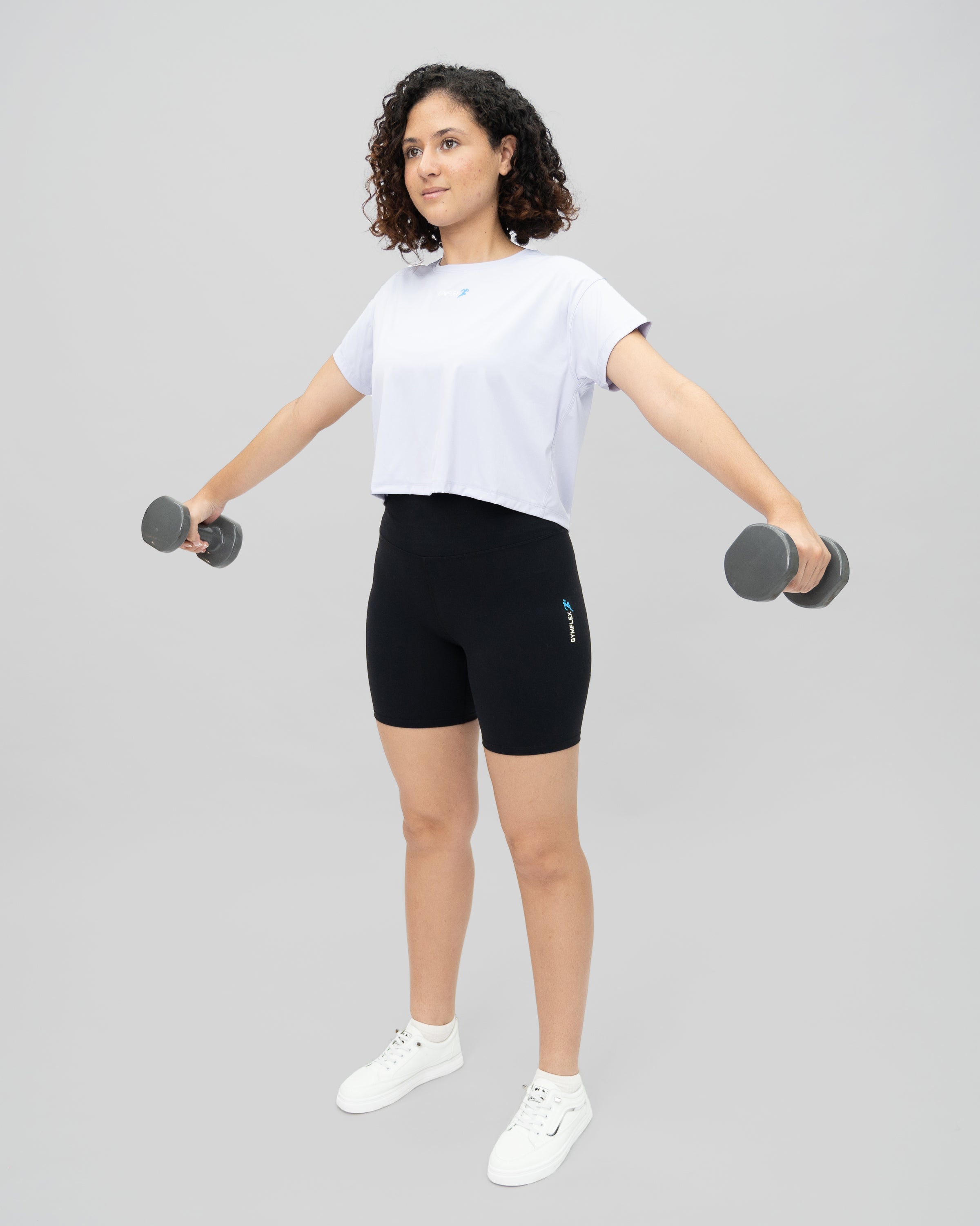 Evolve Crop Tee - White